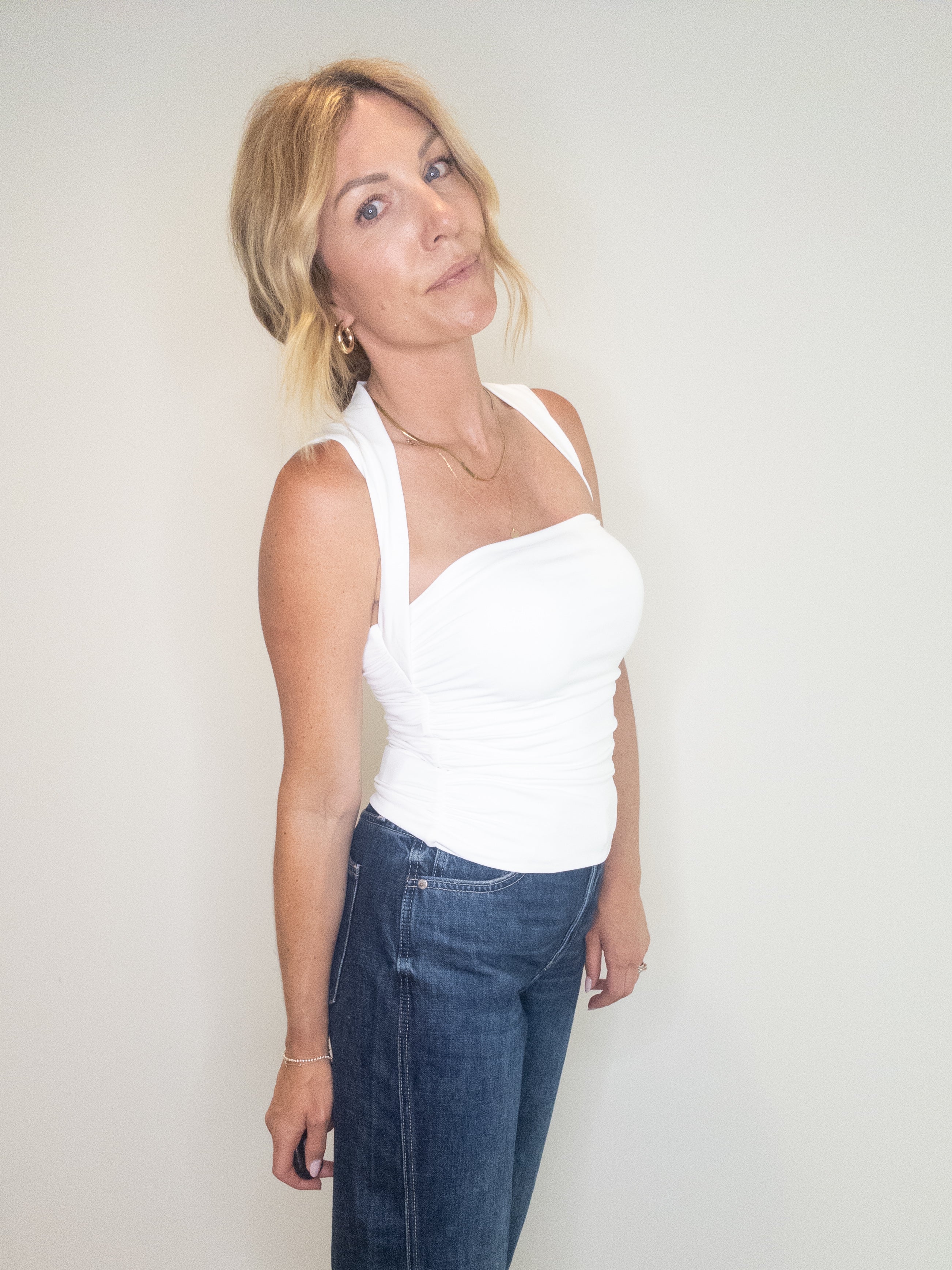 Downtown Contour Squareneck Top