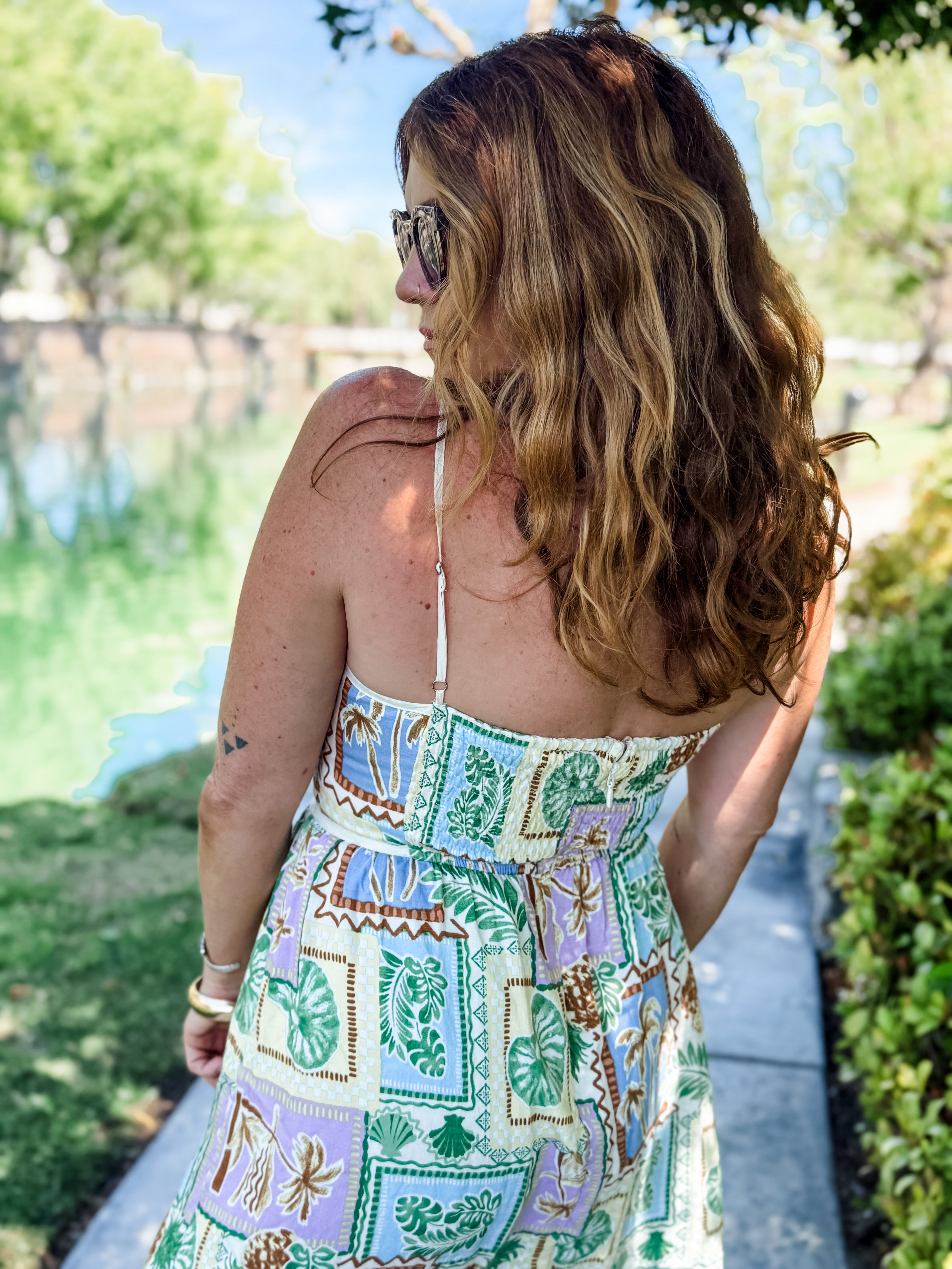 Off The Coast Midi Dress