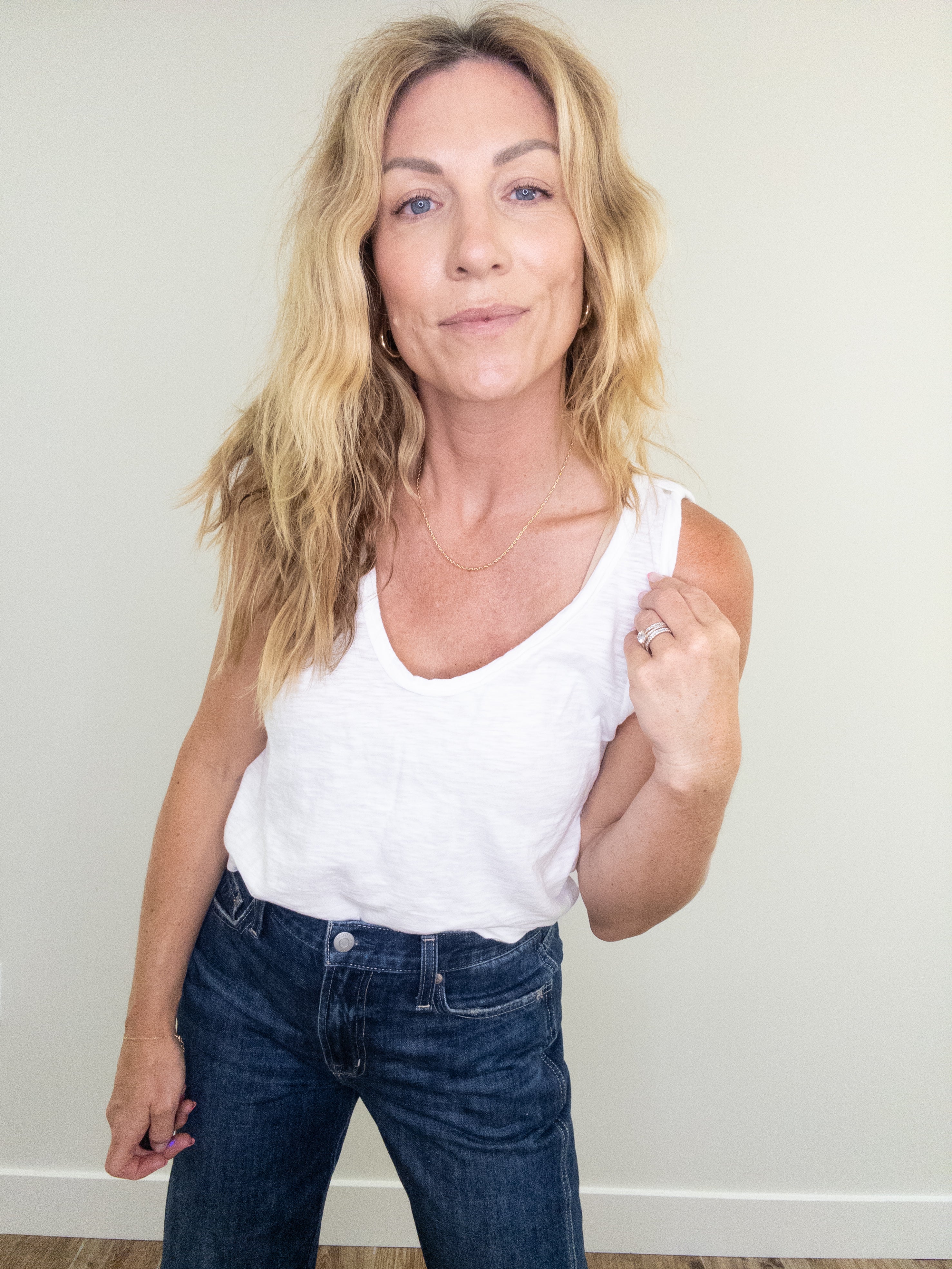 Project Social T Naz Scoop Neck Slub Tank