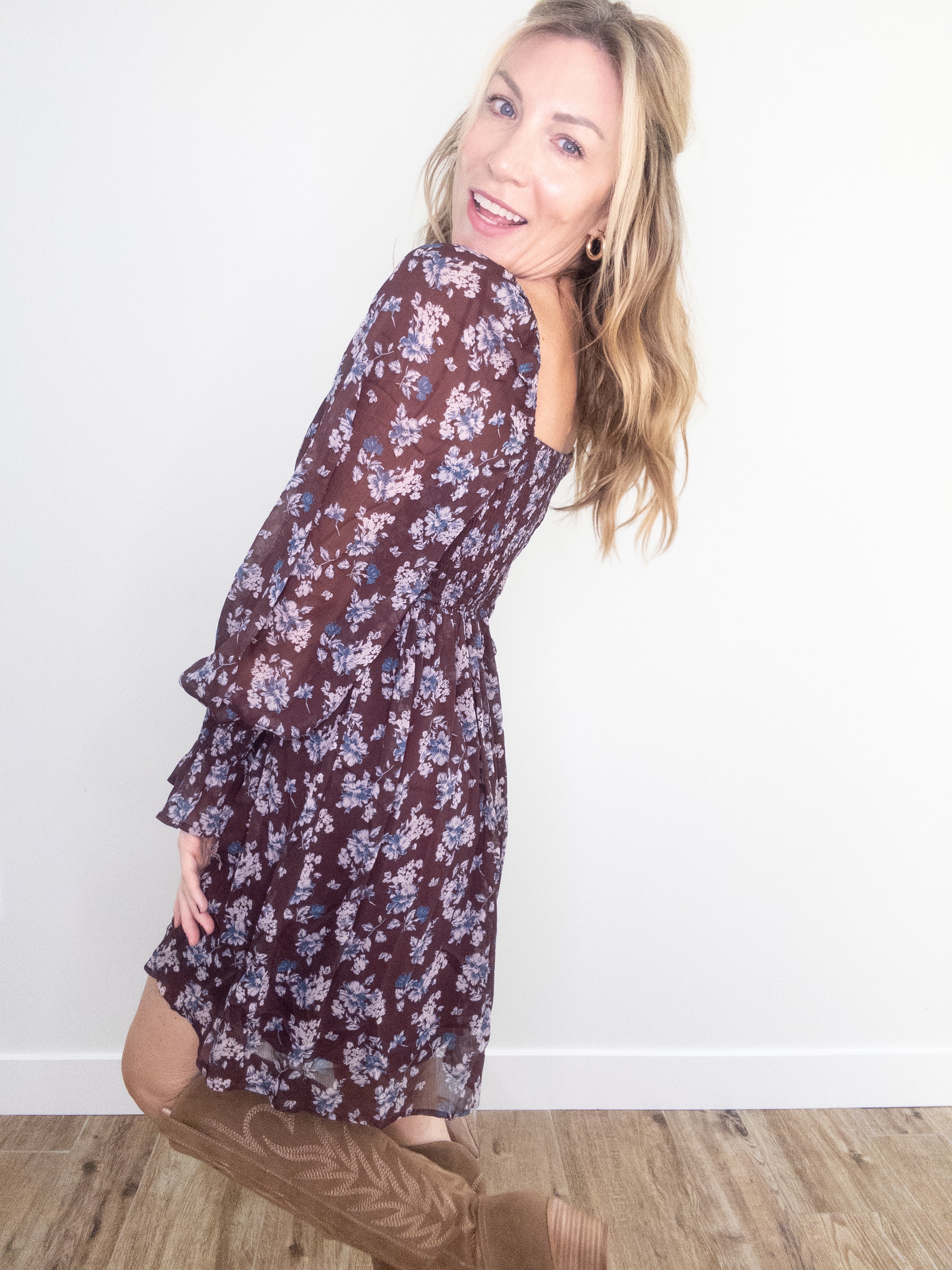 Wild Blossom Mini Dress