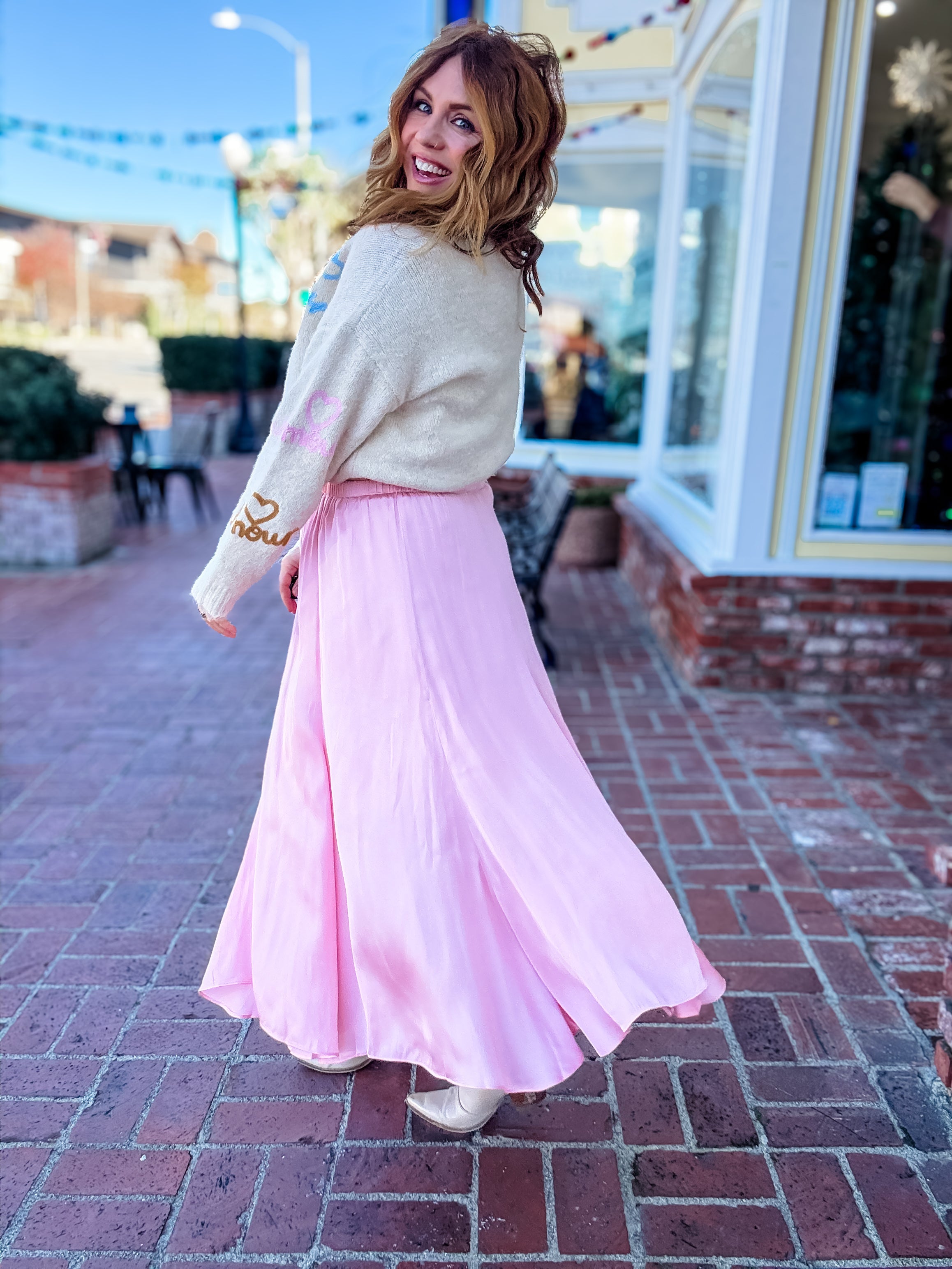 Petal Midi Skirt