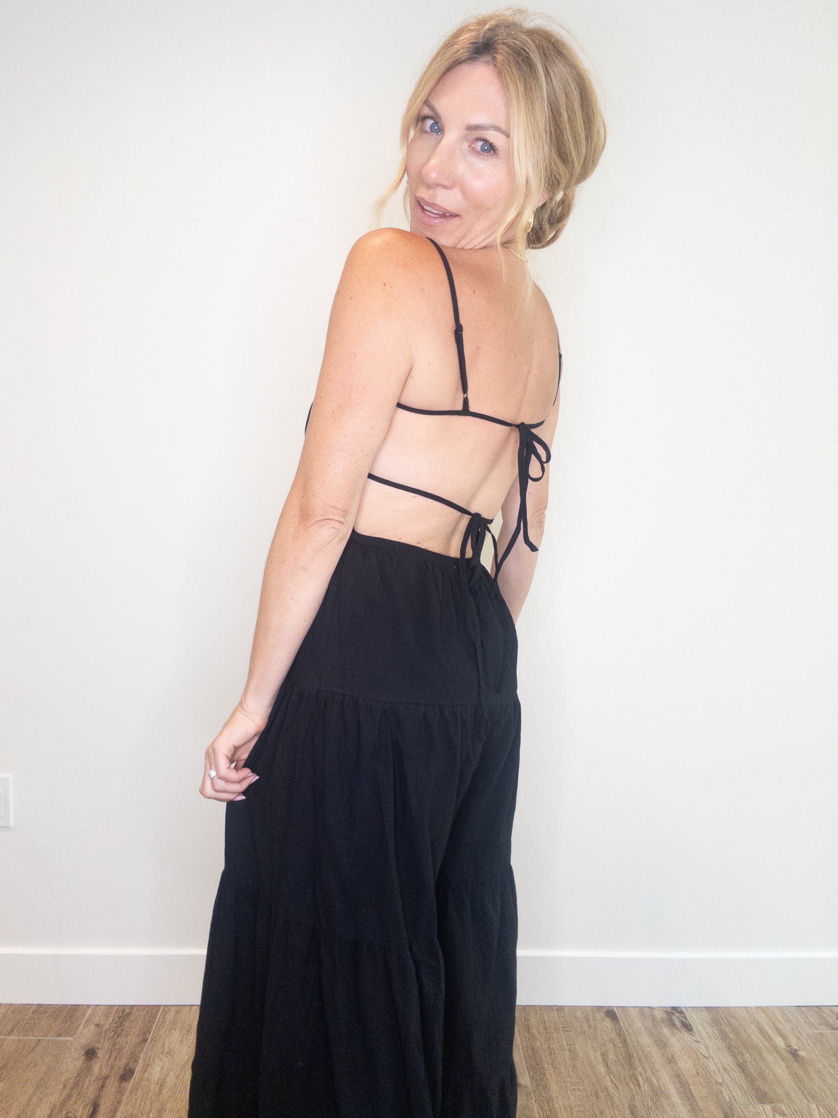 Ramona Gauzy Backless Jumpsuit