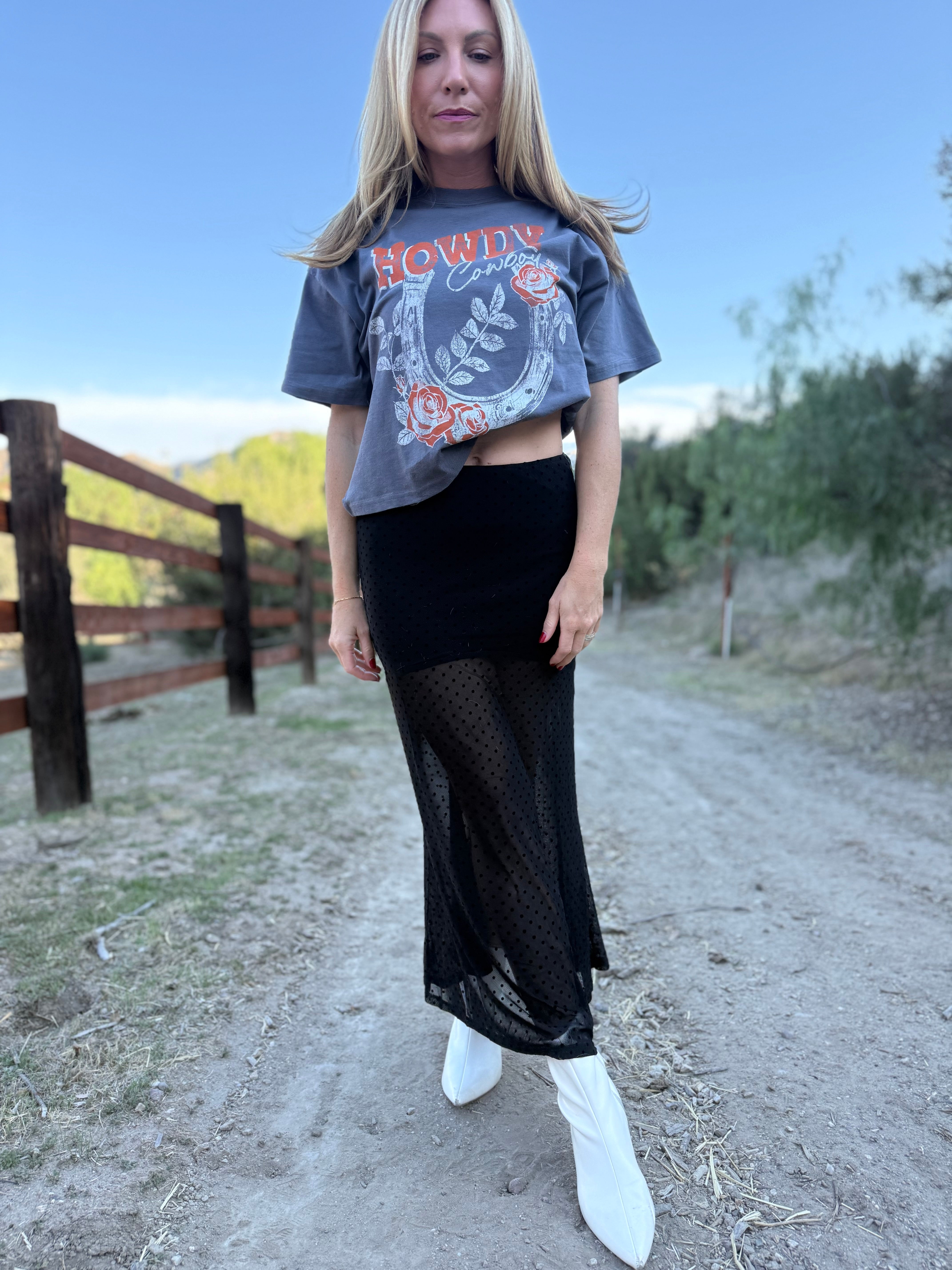 On The Spot Midi Skirt