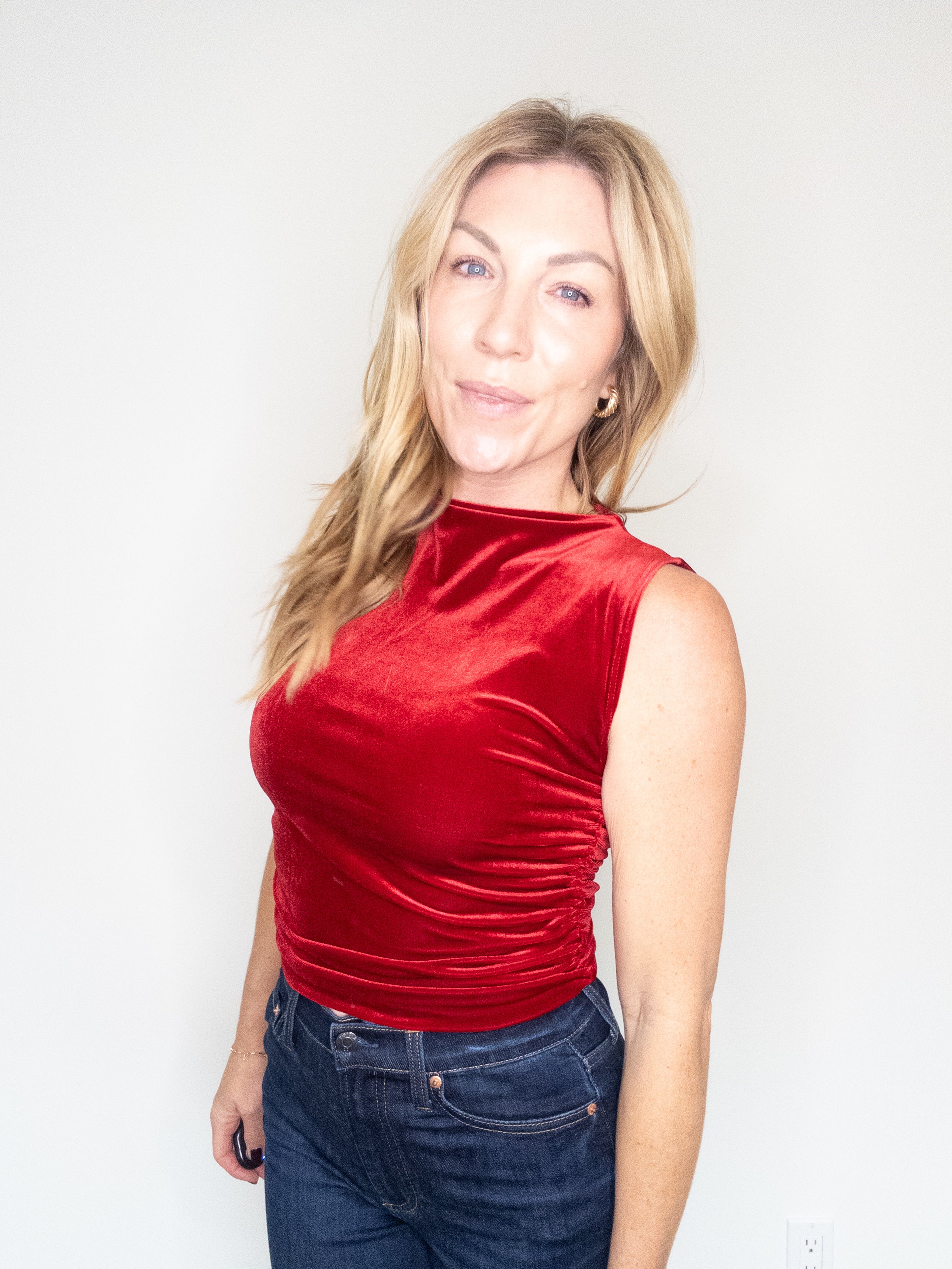 Project Social T On Repeat Velvet Tank