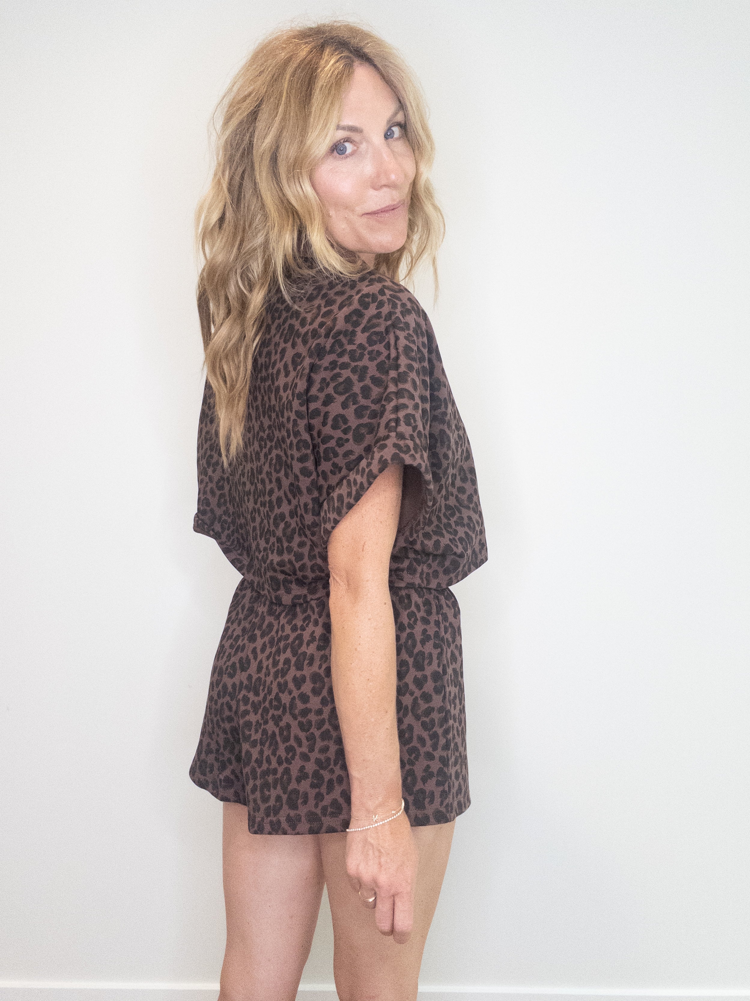 The Charlie Leopard Top and Shorts Set