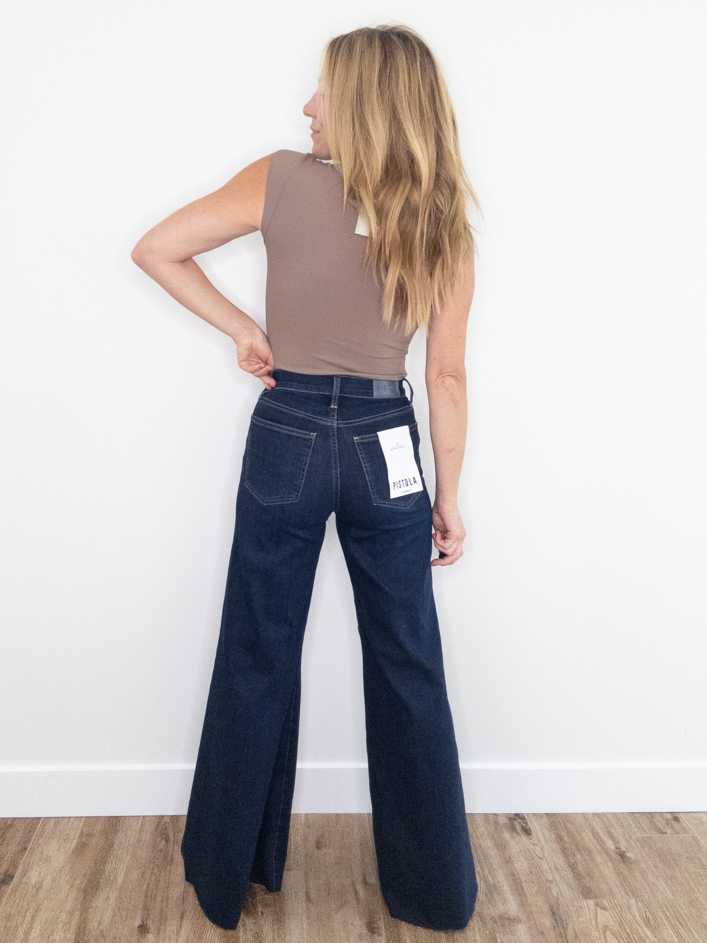 Pistola Izzy High Rise Wide Leg Pant