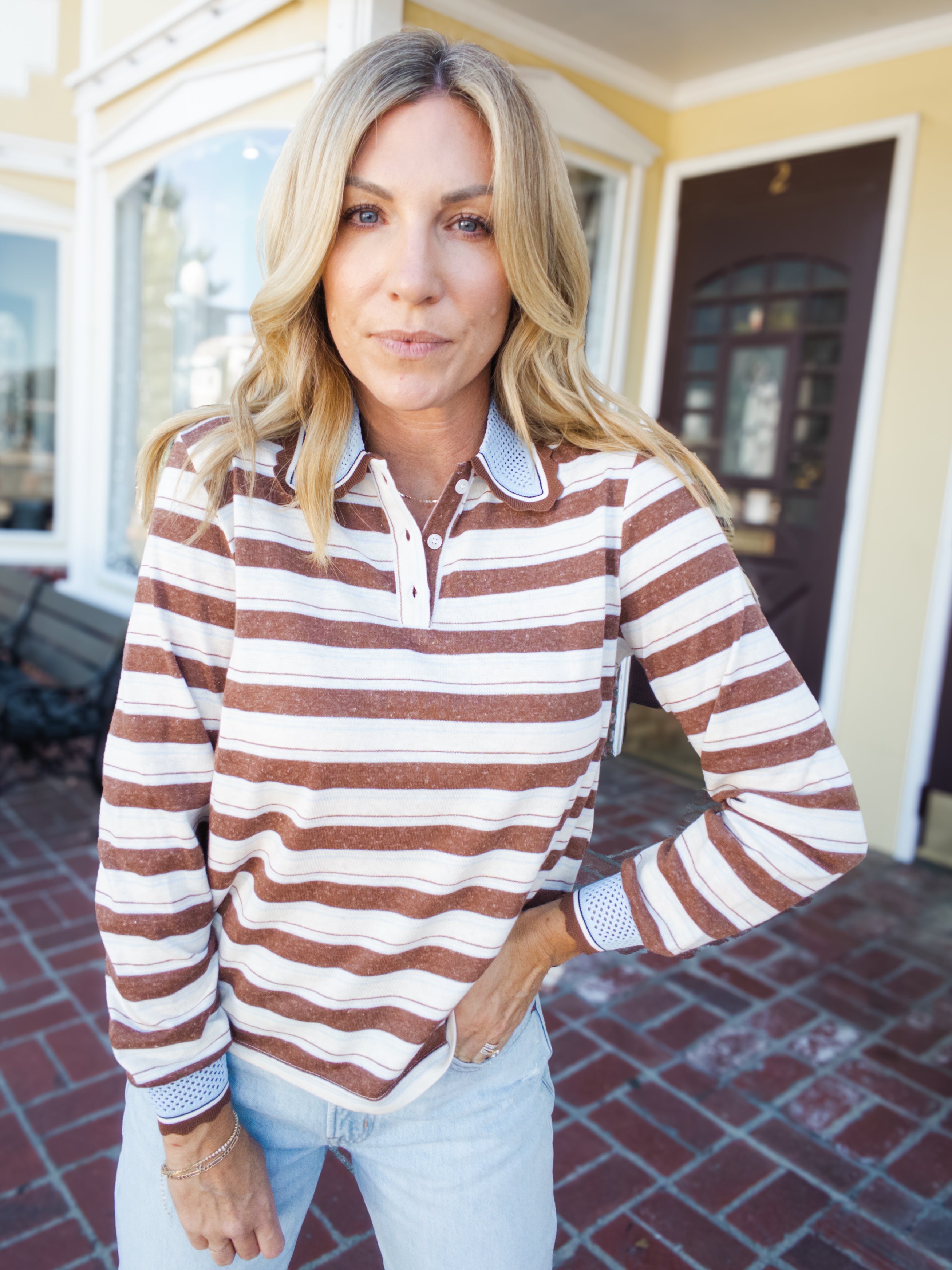 University Striped Polo