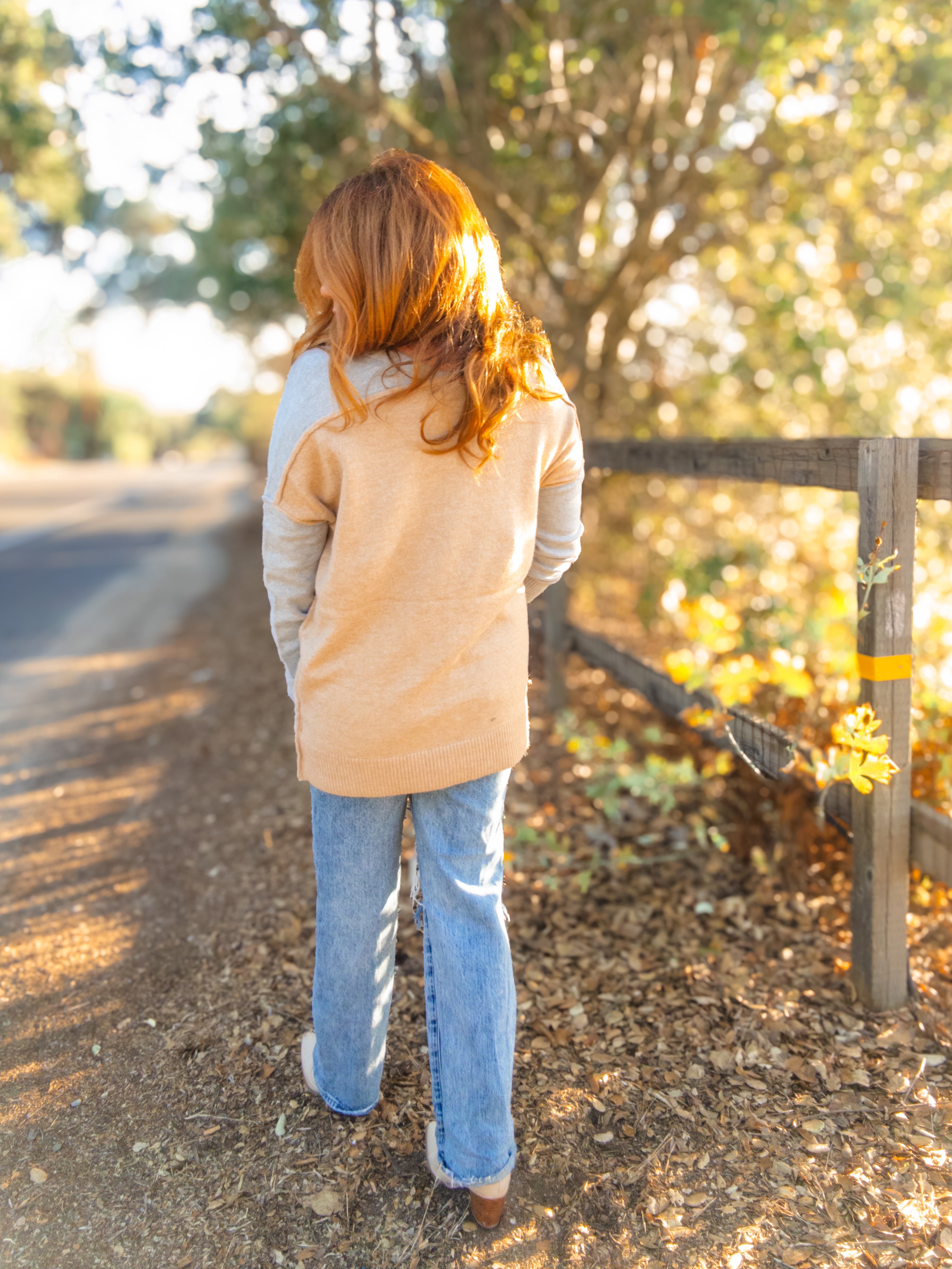 Elma Long Sleeve V-Neck