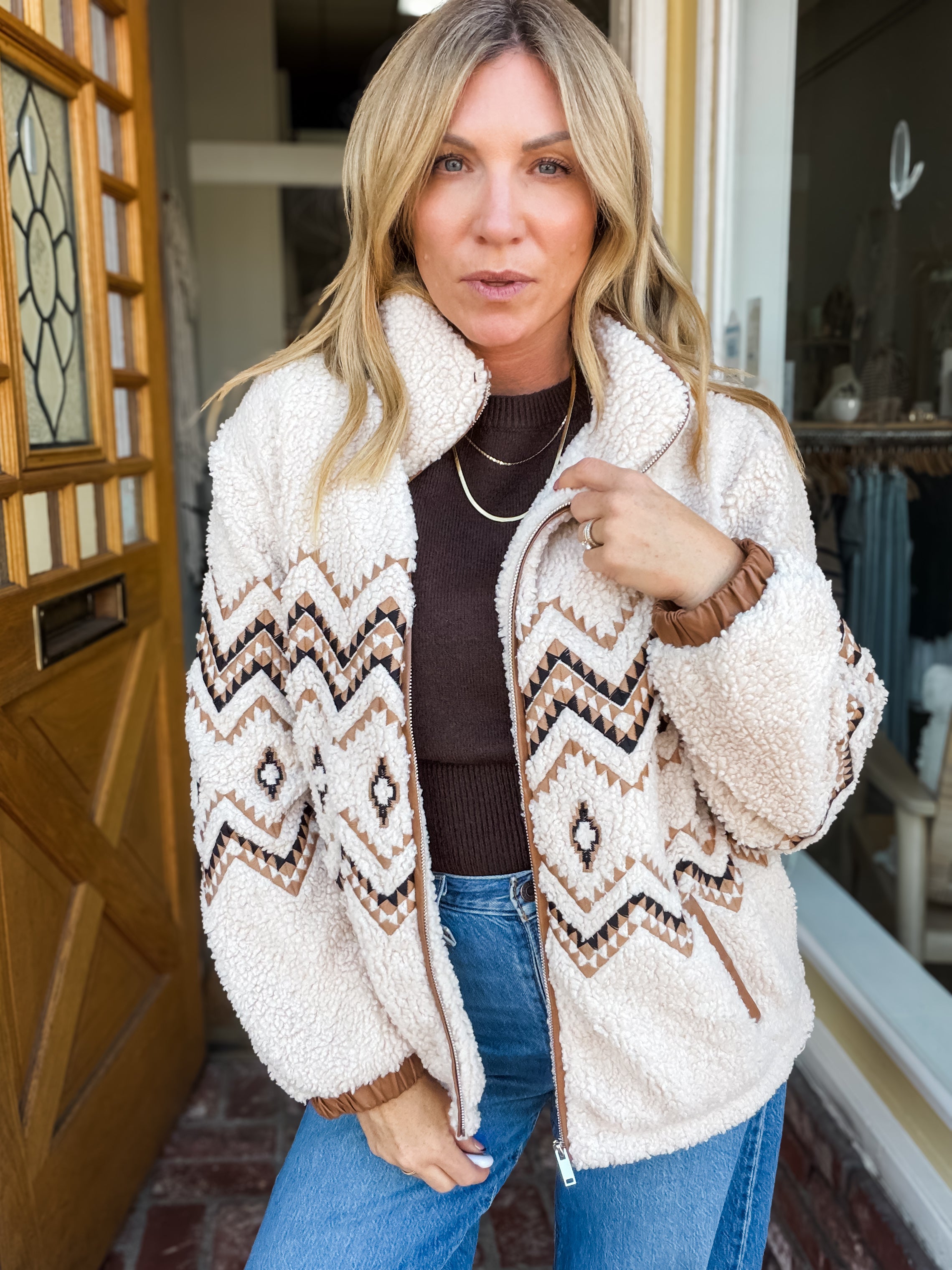 Zoe Zip Front Jacket
