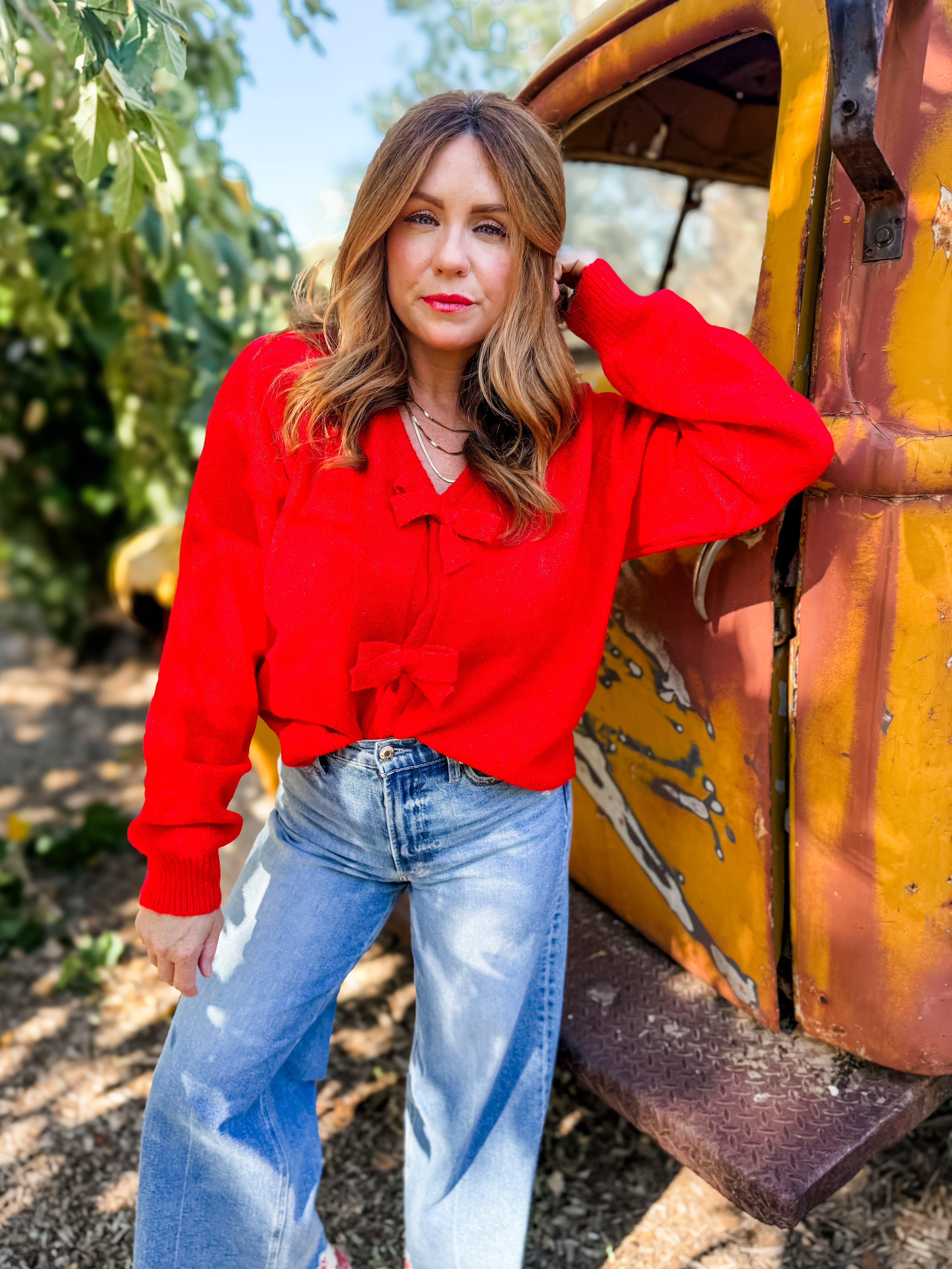 Put A Bow On It Sweater