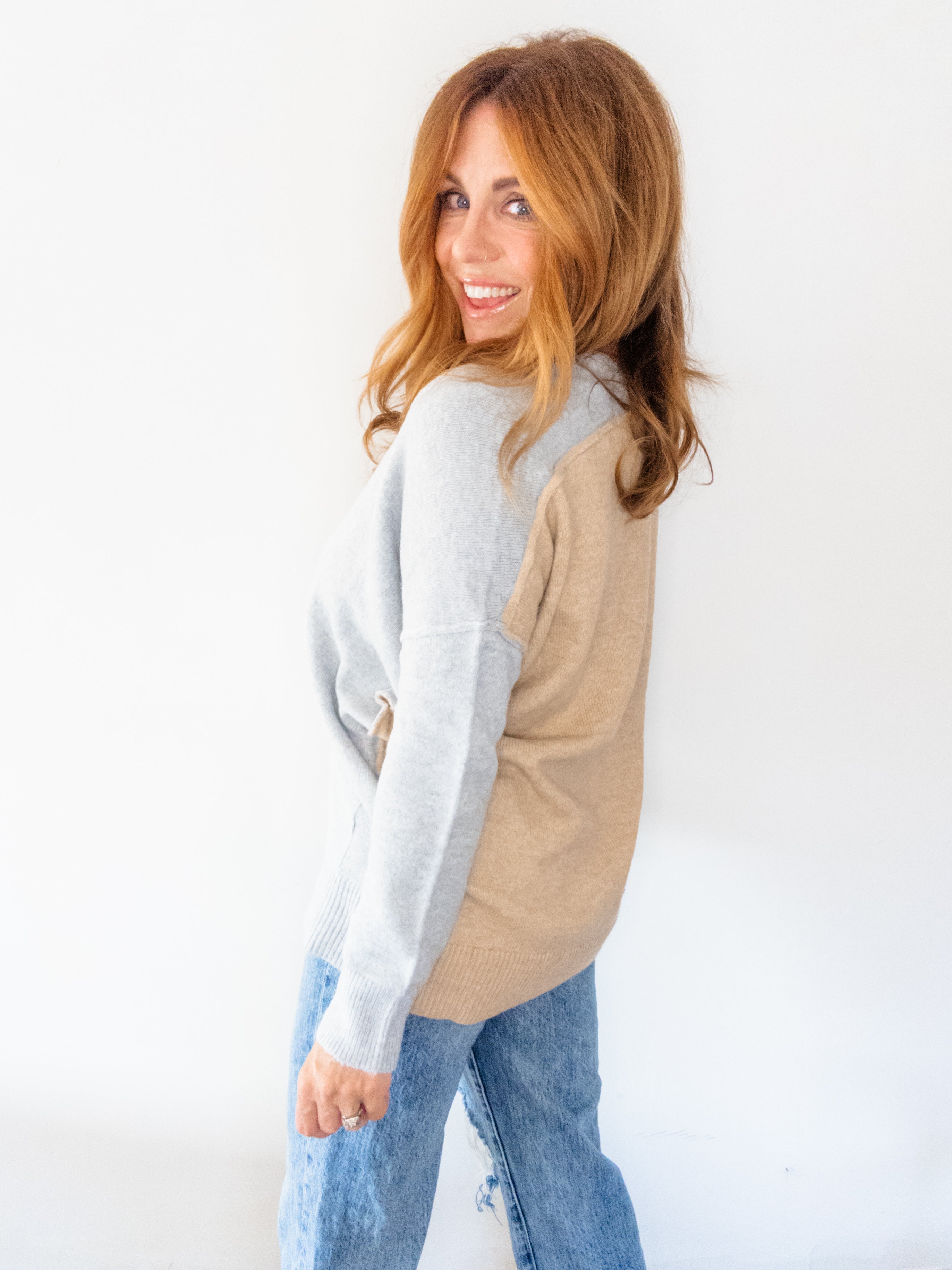 Elma Long Sleeve V-Neck