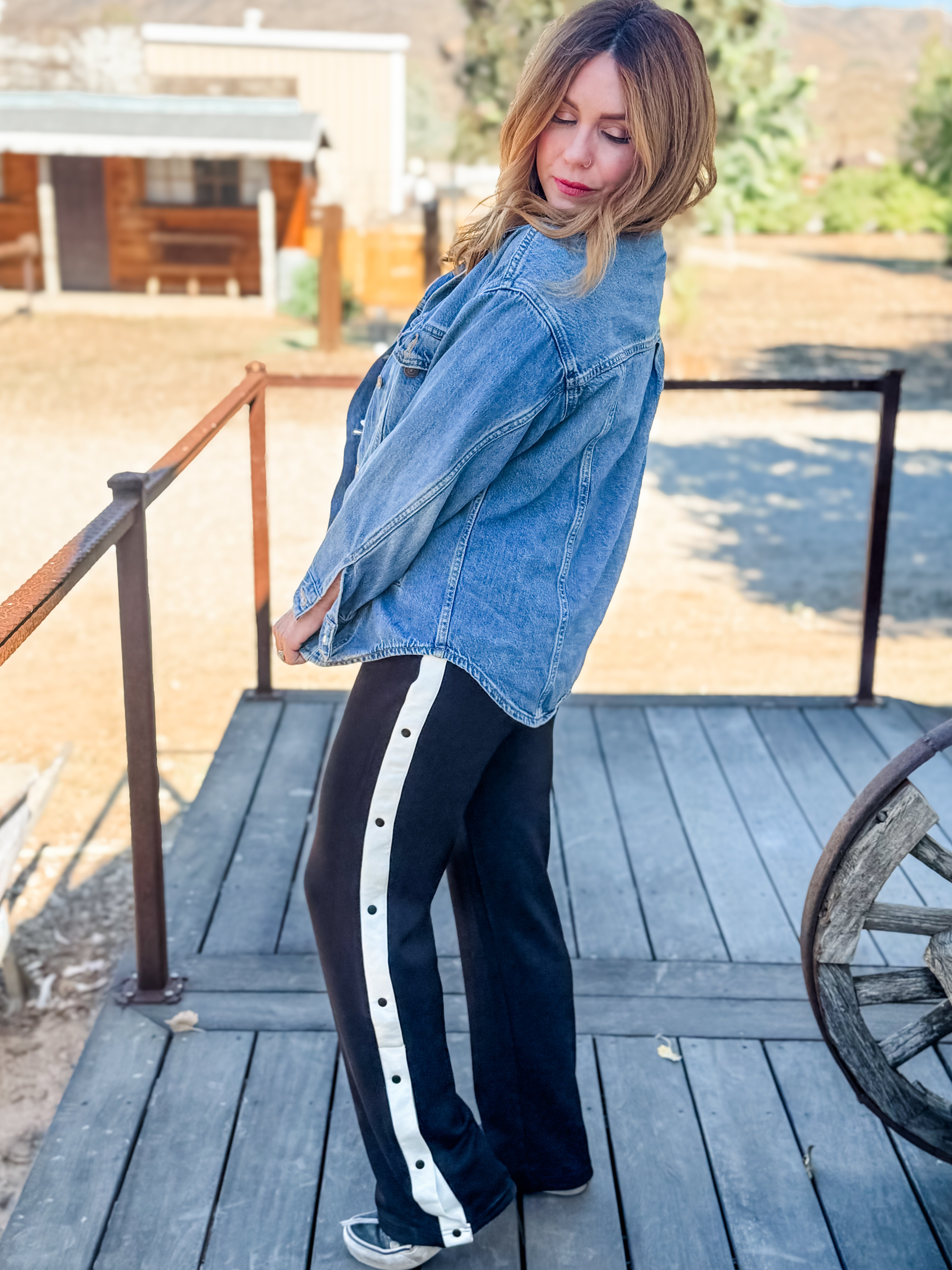 Track Star Snap Pants