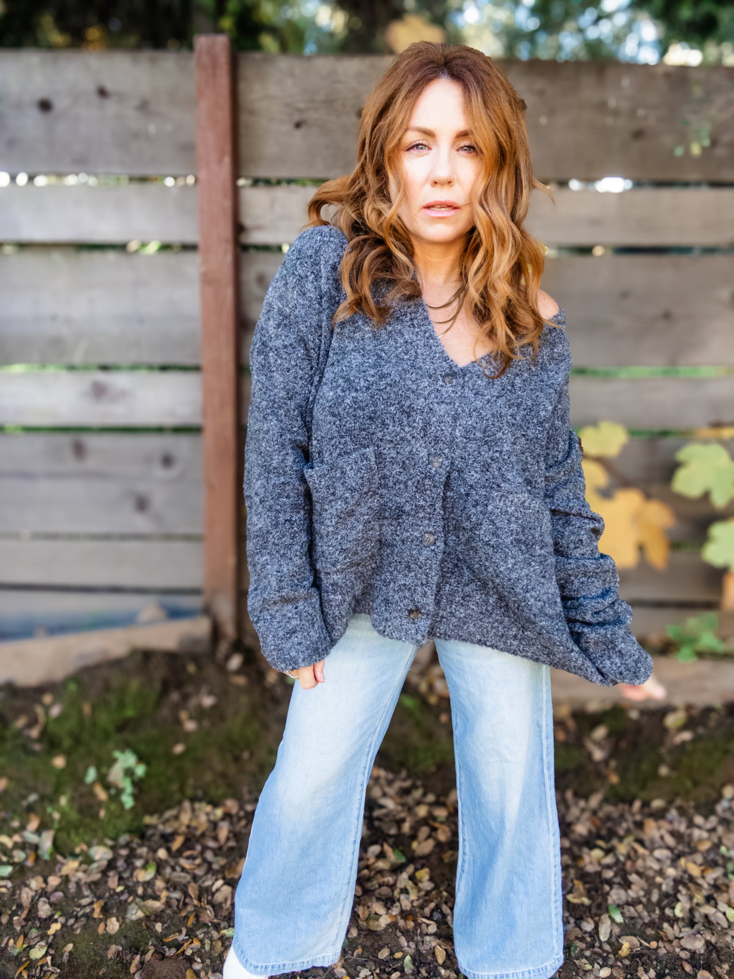 Scottie Button Cardigan