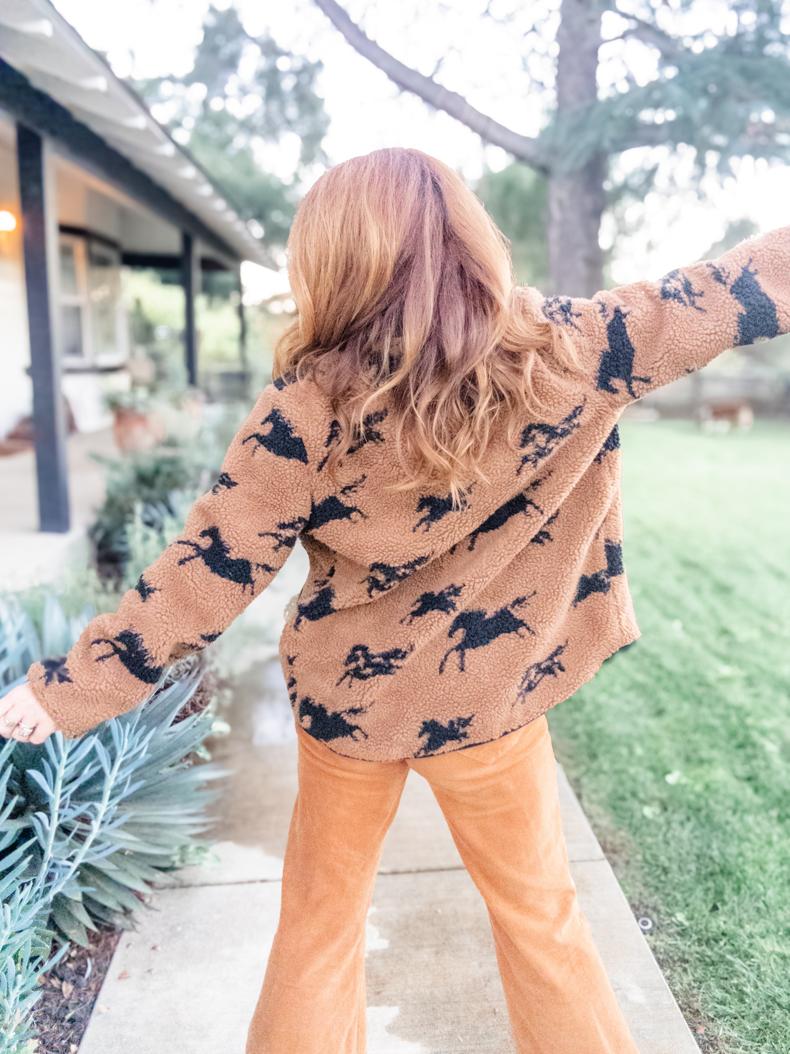 Jolene Sherpa Zip Front Jacket