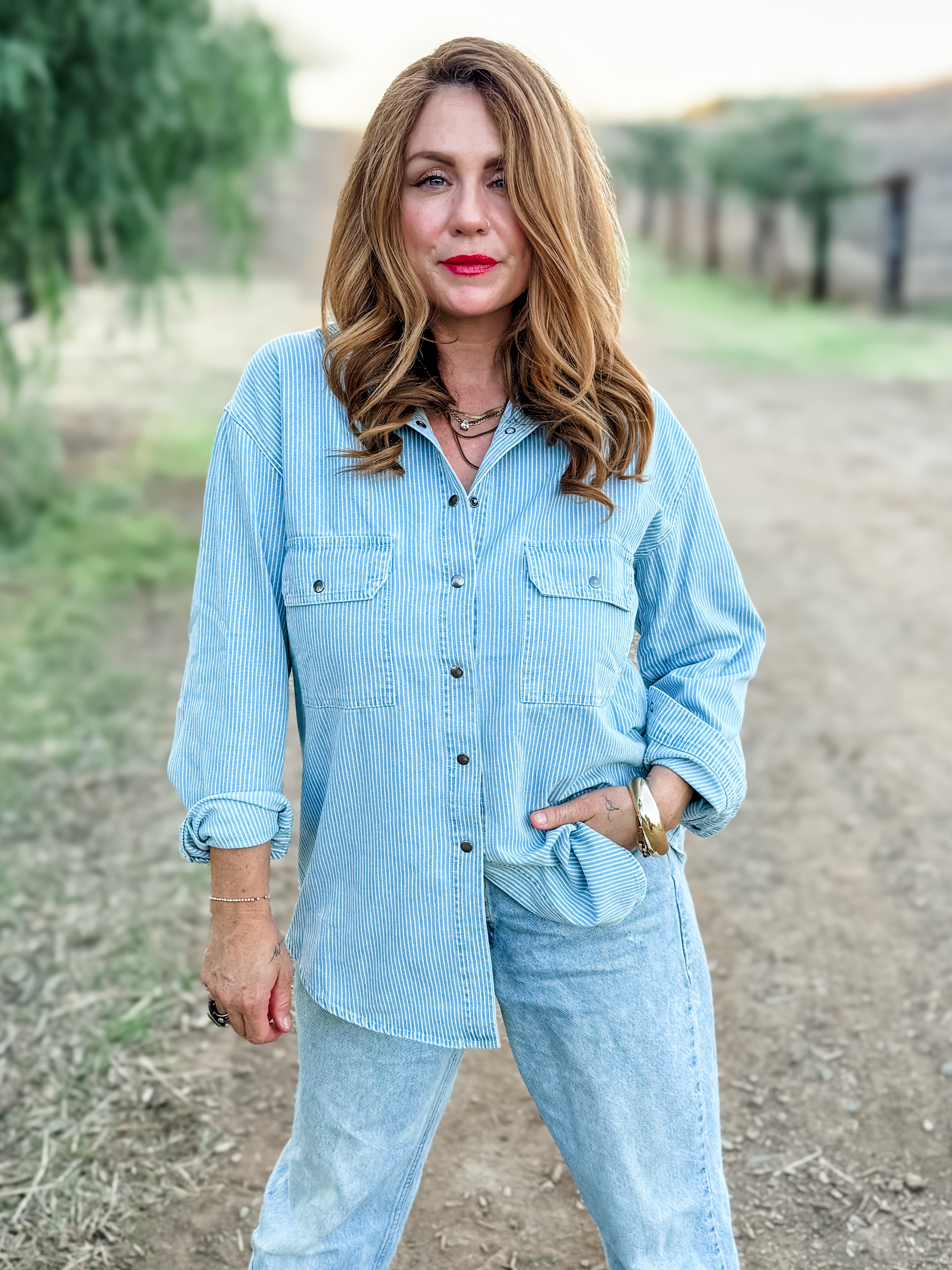 Weston Pinstripe Shirt