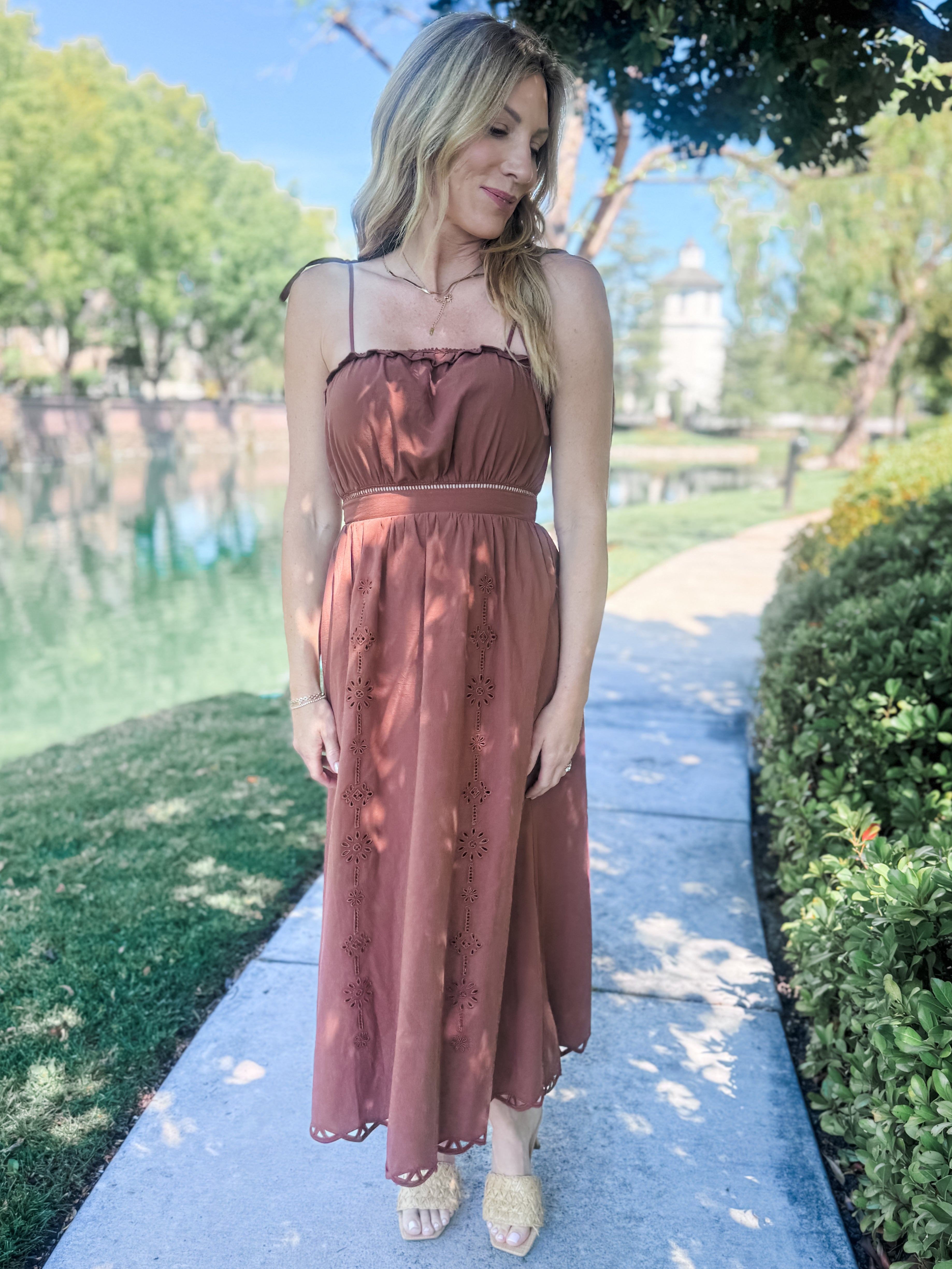 Chocolat Espresso Midi Sundress