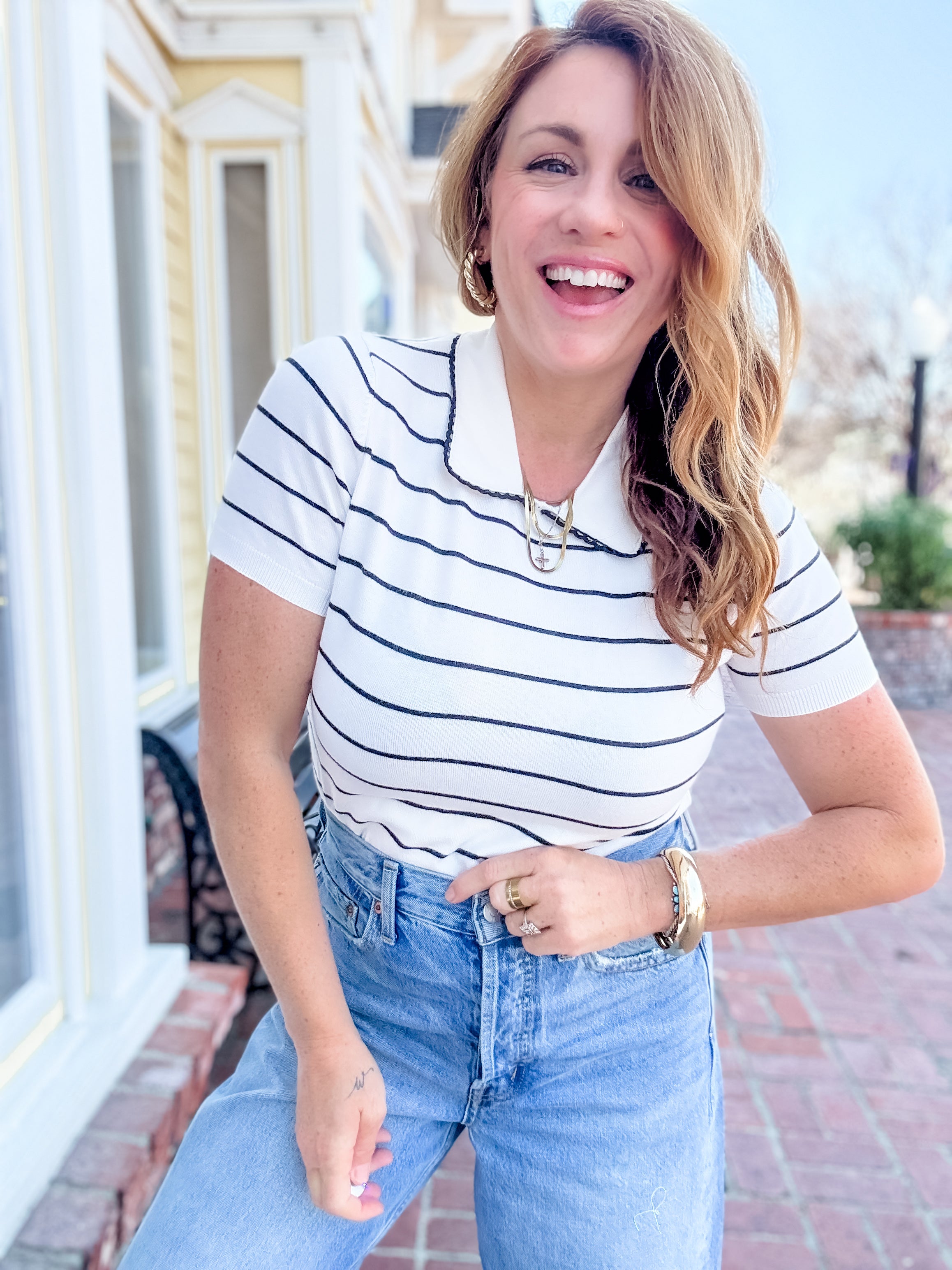 Sunday Brunch Knit Polo