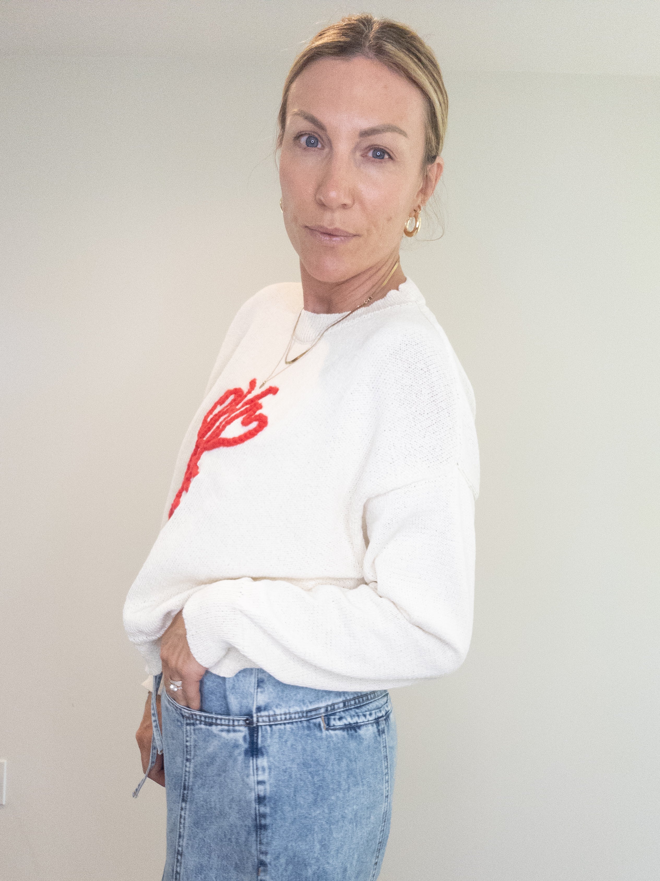 Coastal Crustacean Knit Sweater