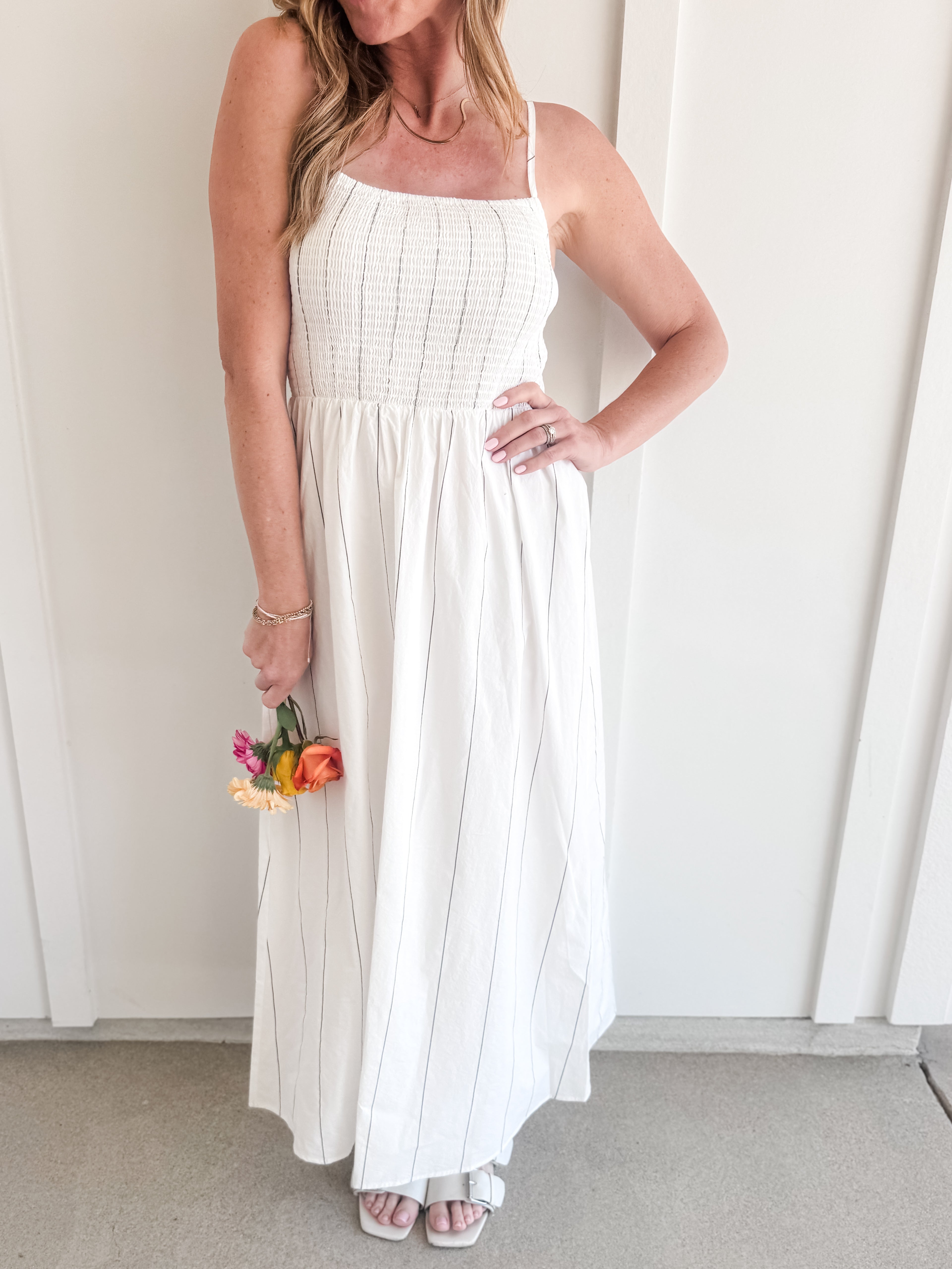 Z Supply Bayside Stripe Midi Dress