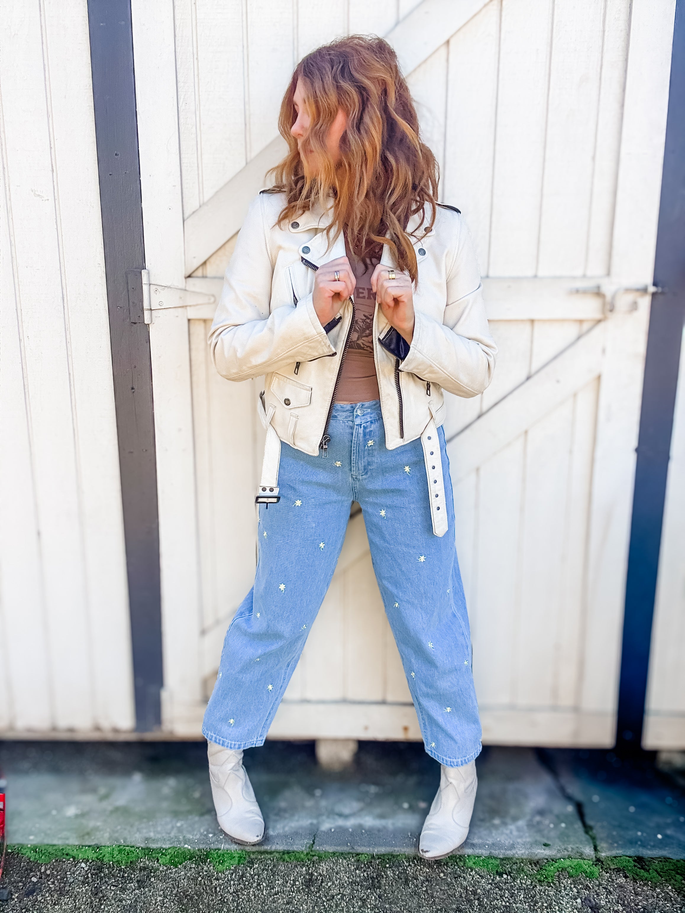 Picking Daisies Barrel Jeans