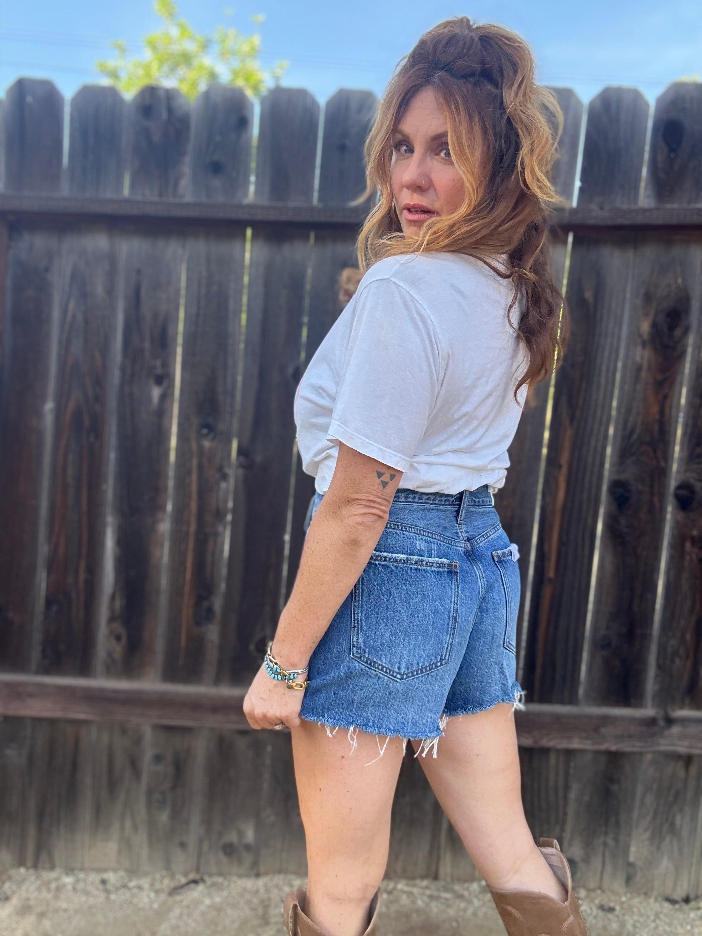 Pistola Nova High Rise Cut Off Short