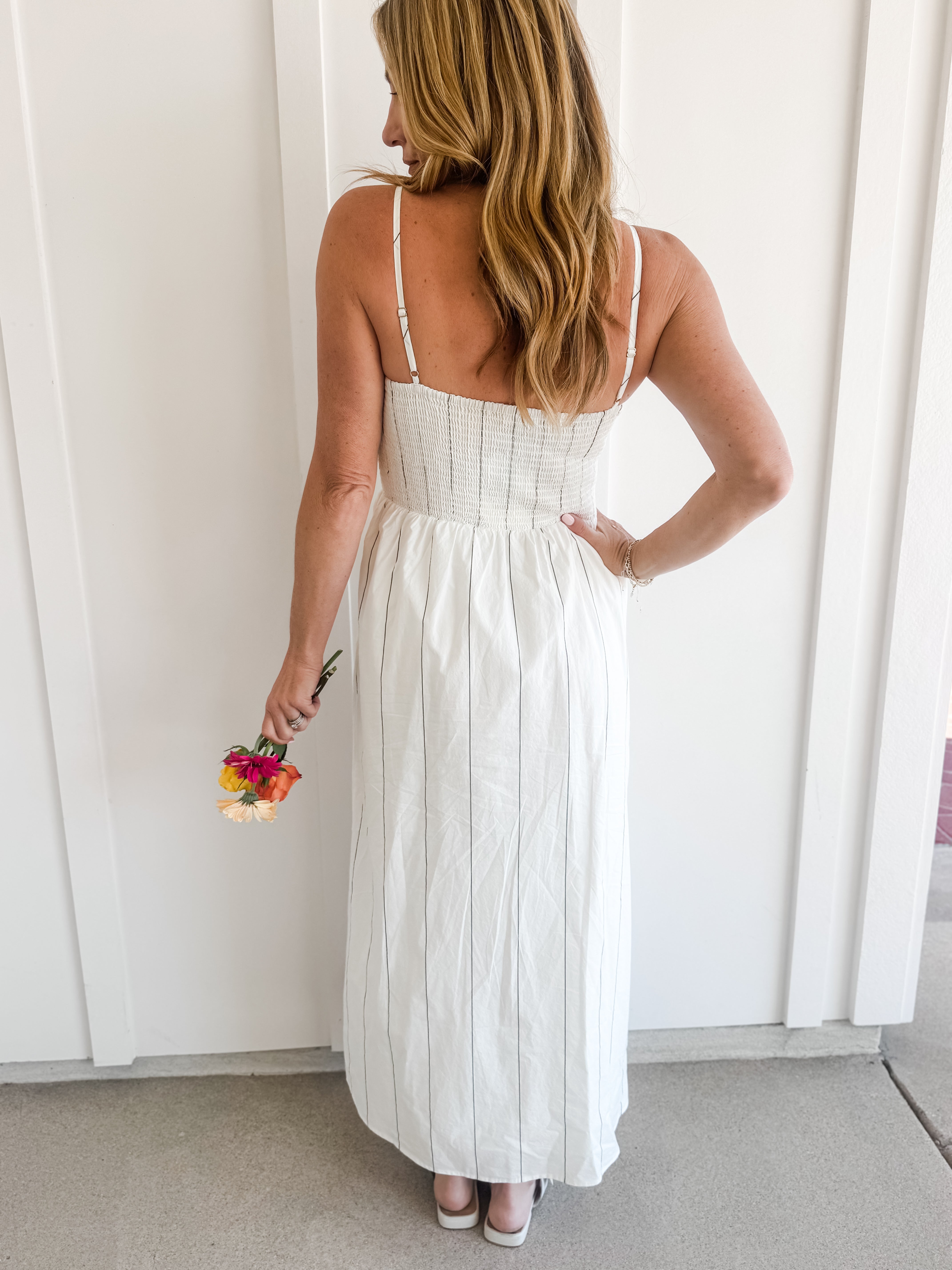 Z Supply Bayside Stripe Midi Dress