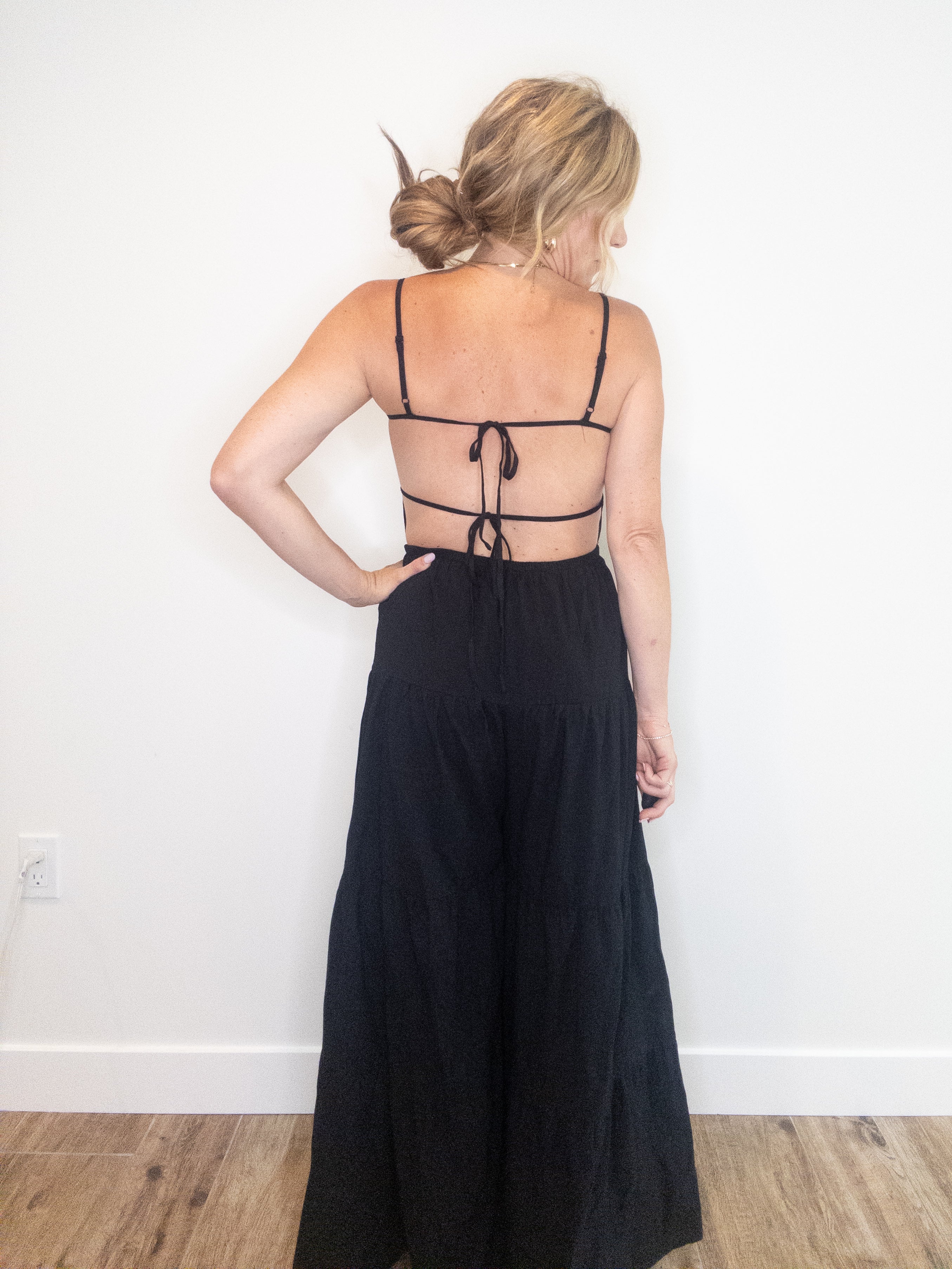 Ramona Gauzy Backless Jumpsuit