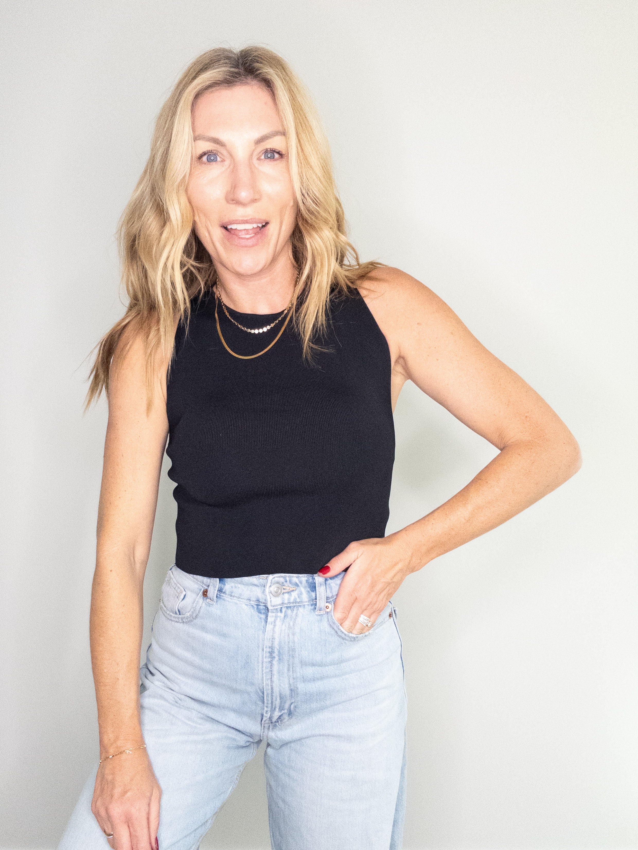 A Cut Above Ribbed Tank