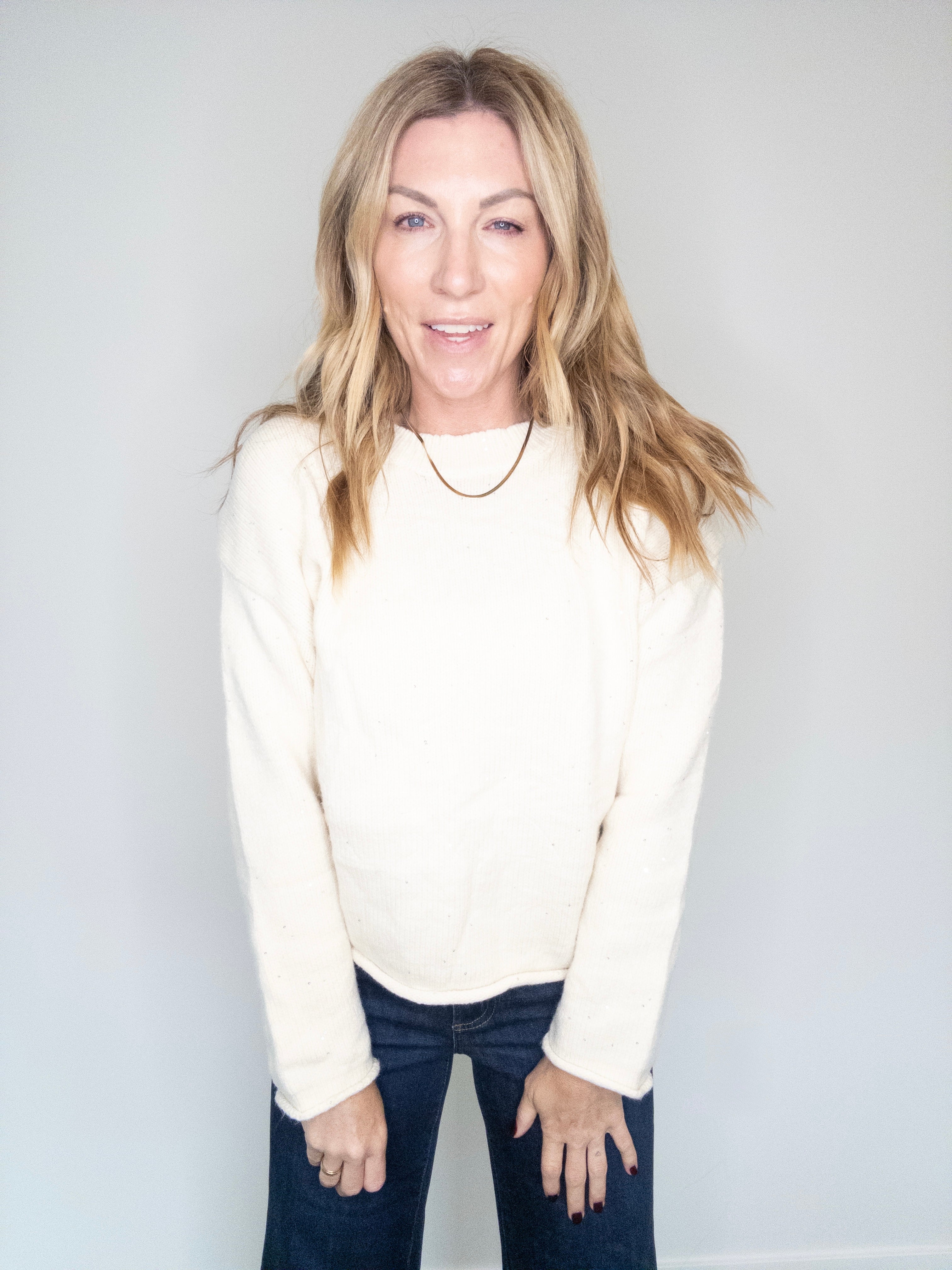 Barely There Sparkle Sweater