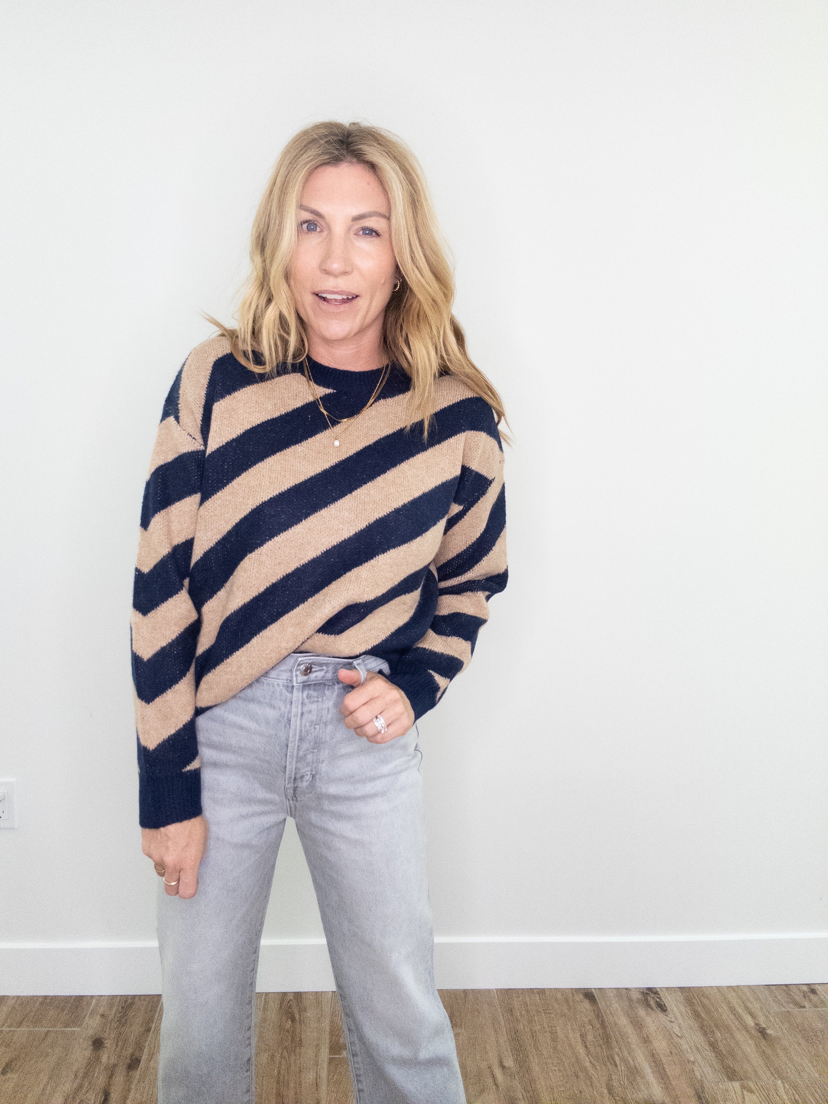 Diagonally Diana Sweater