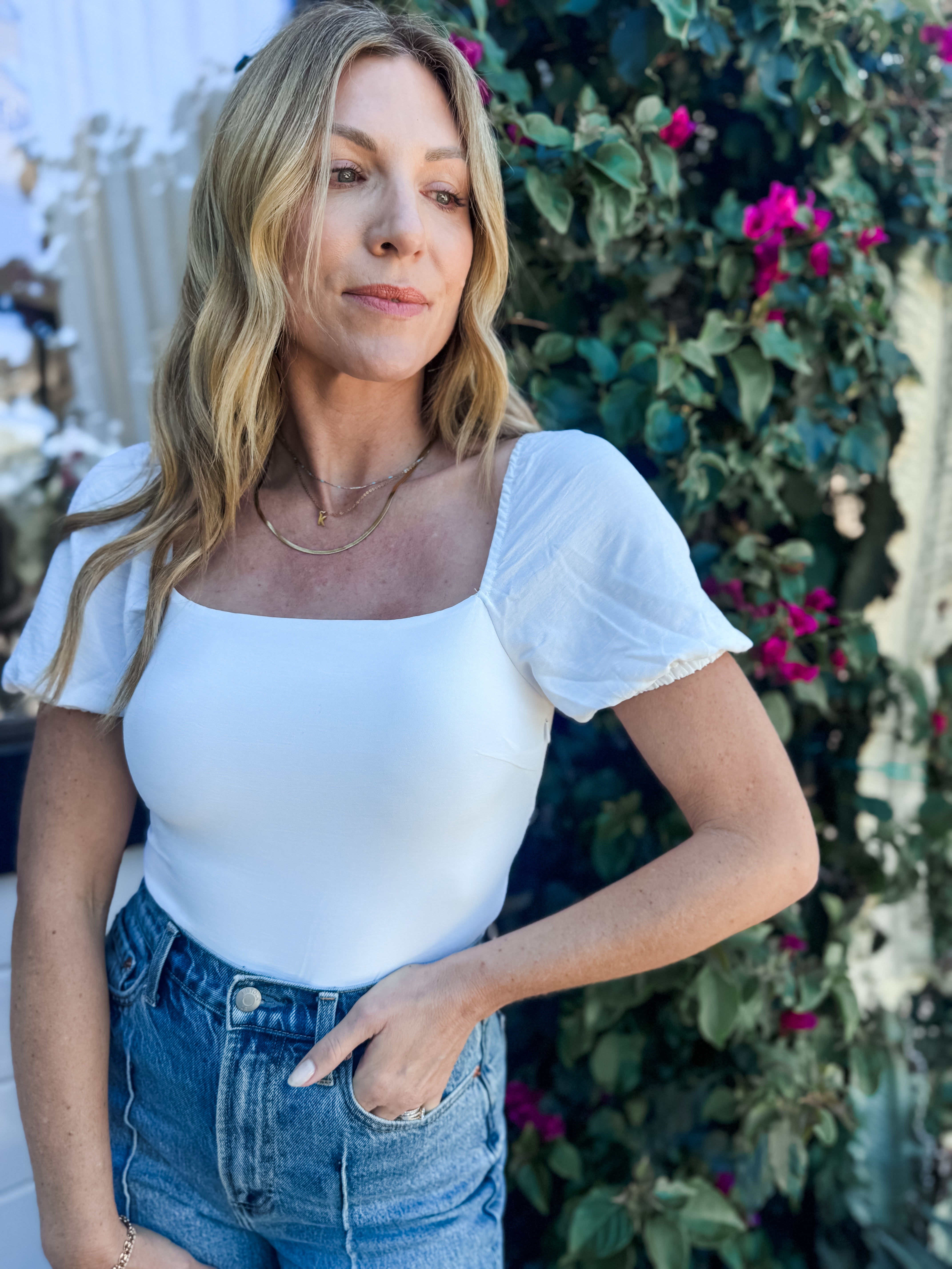 Midnight Muse Open Back Bodysuit