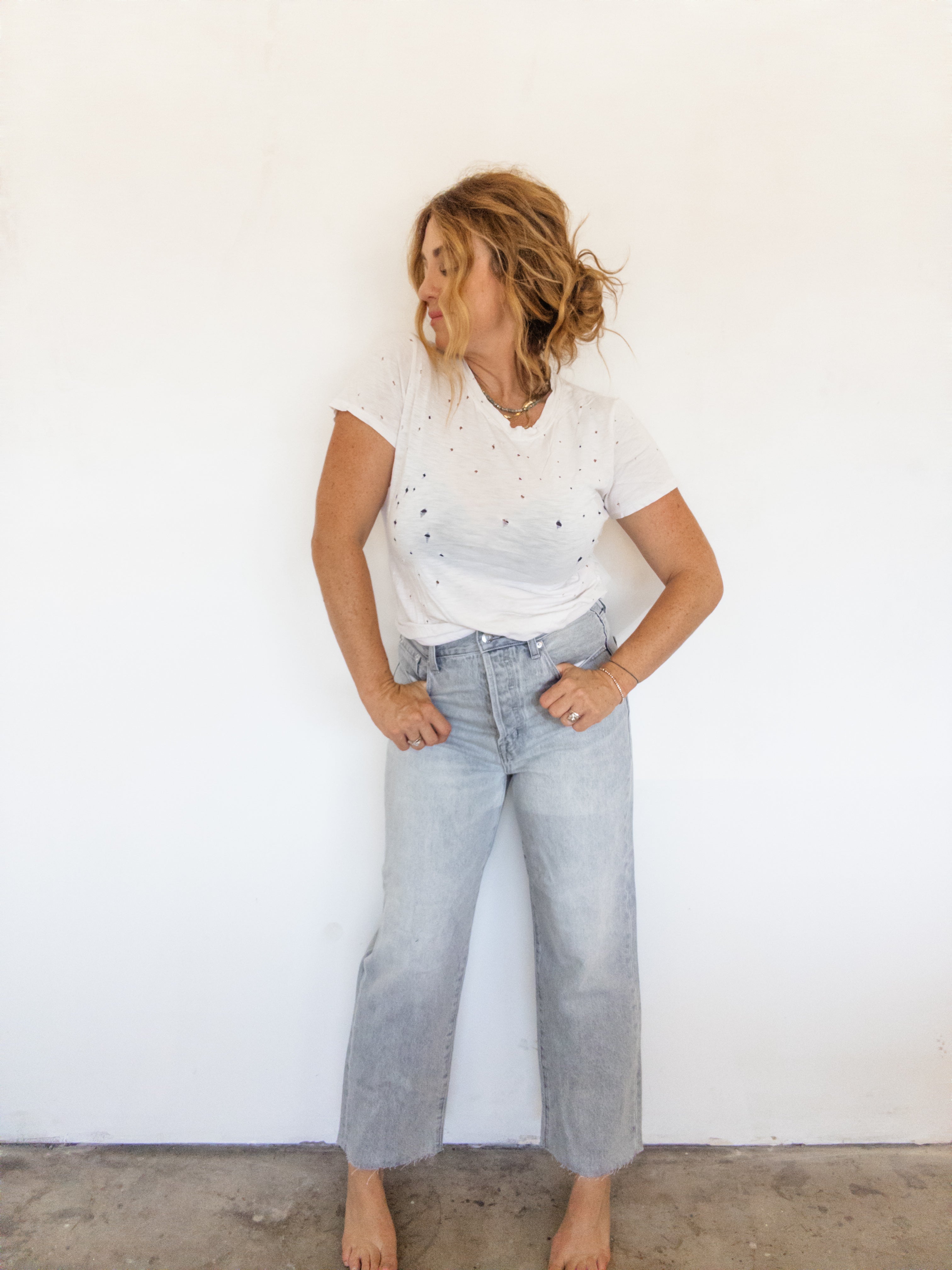 Pistola Cassie Crop Super High Rise