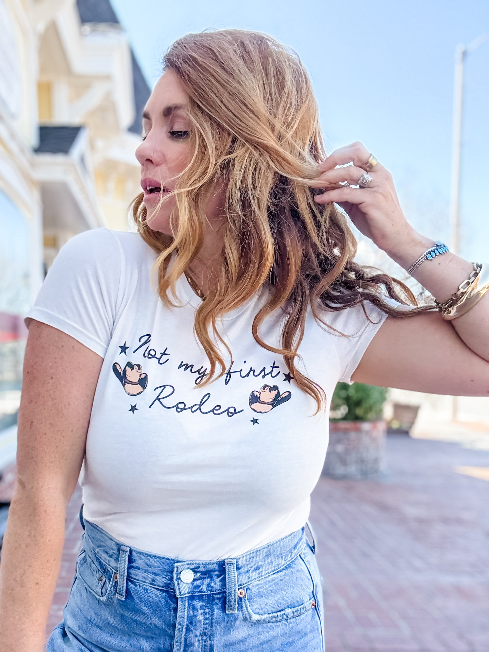 Project Social T Not My First Rodeo Tee