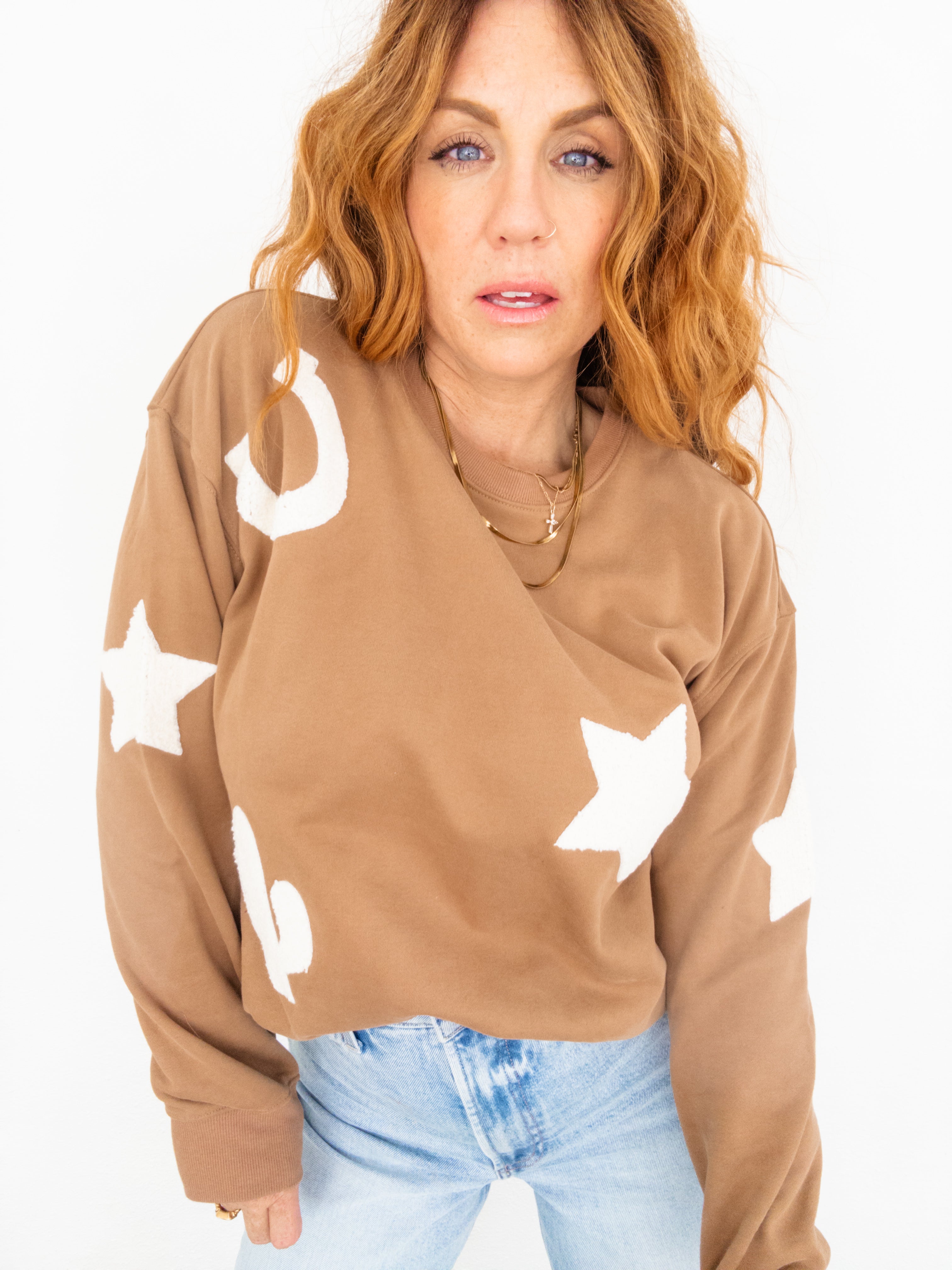 All Things Western Patchwork Sweatshirt