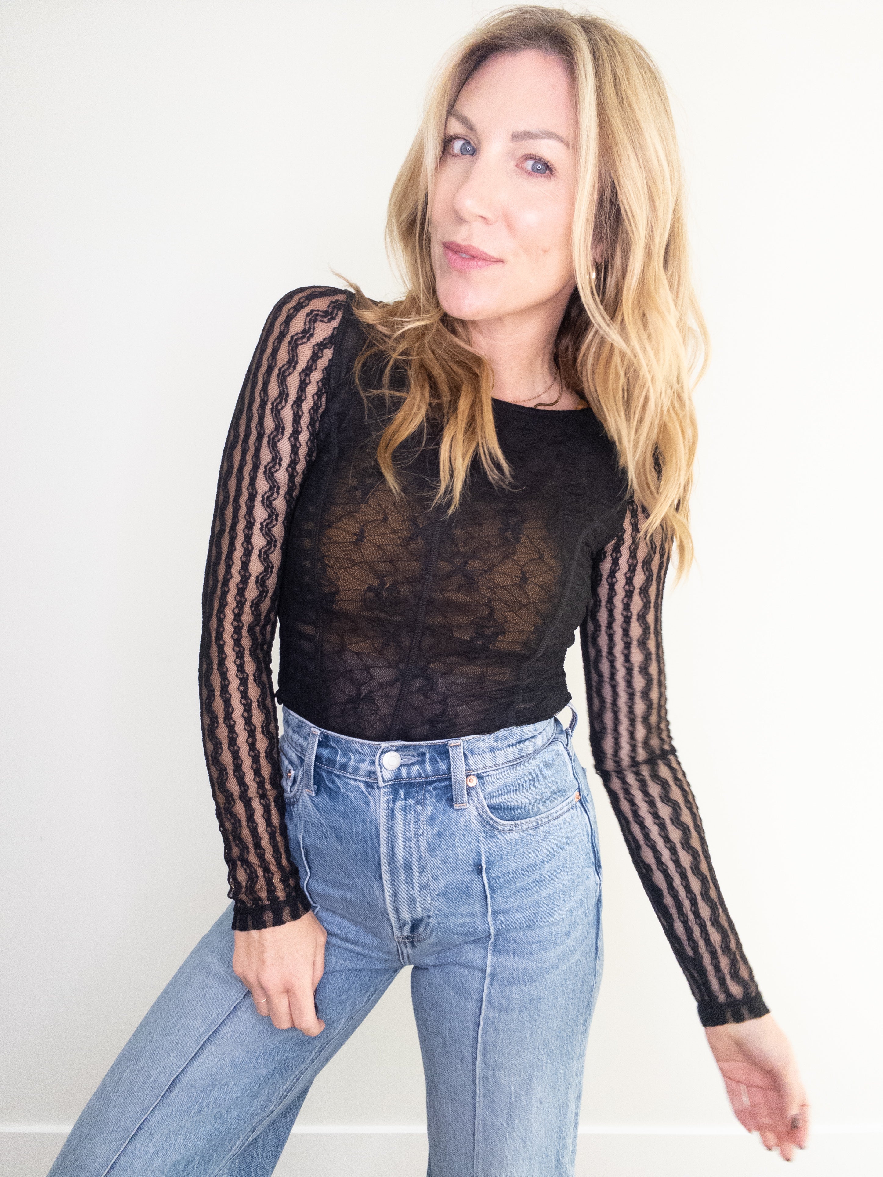 Floral Whisper Lace Bodysuit