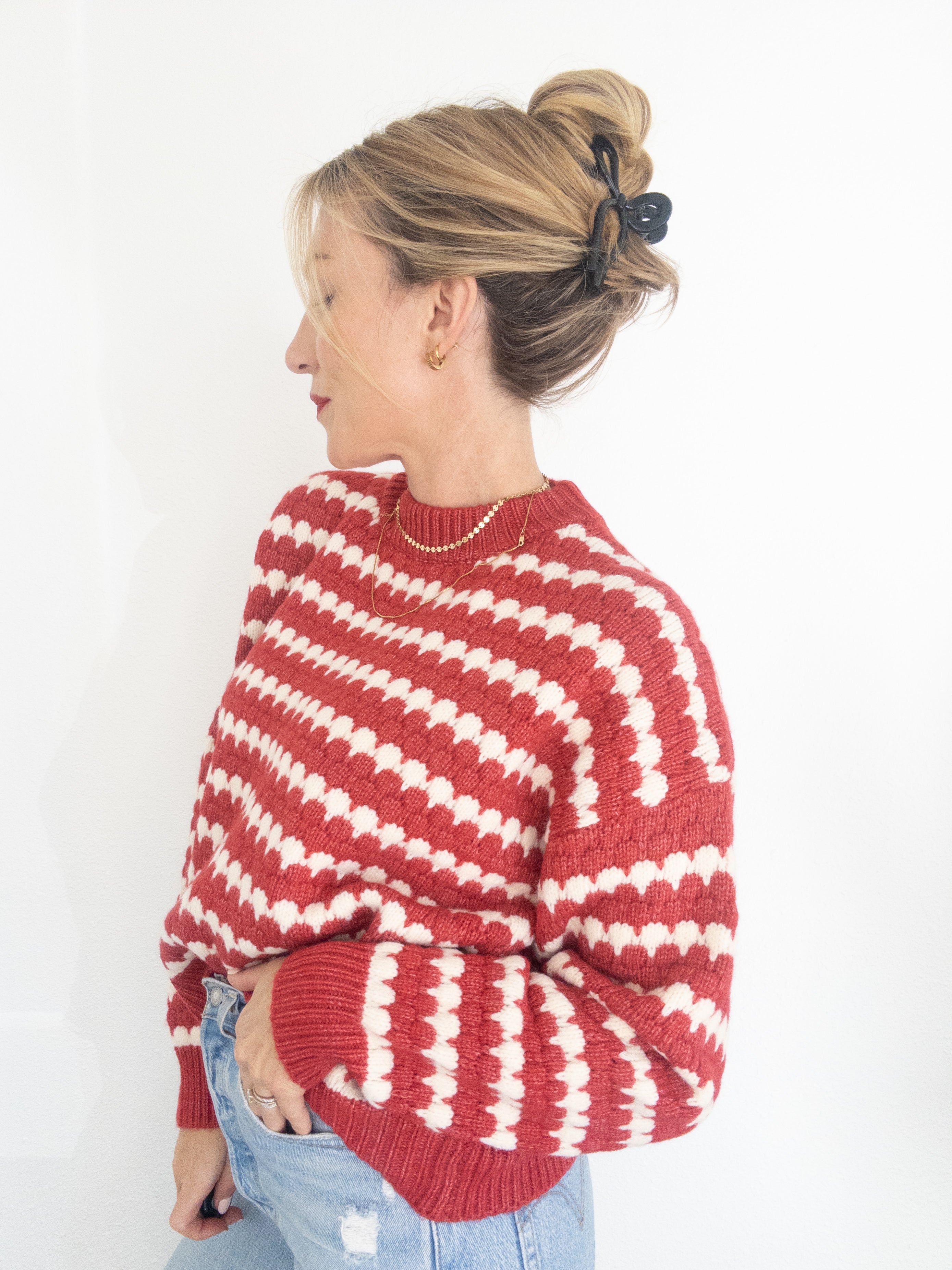 Peppermint Striped Sweater