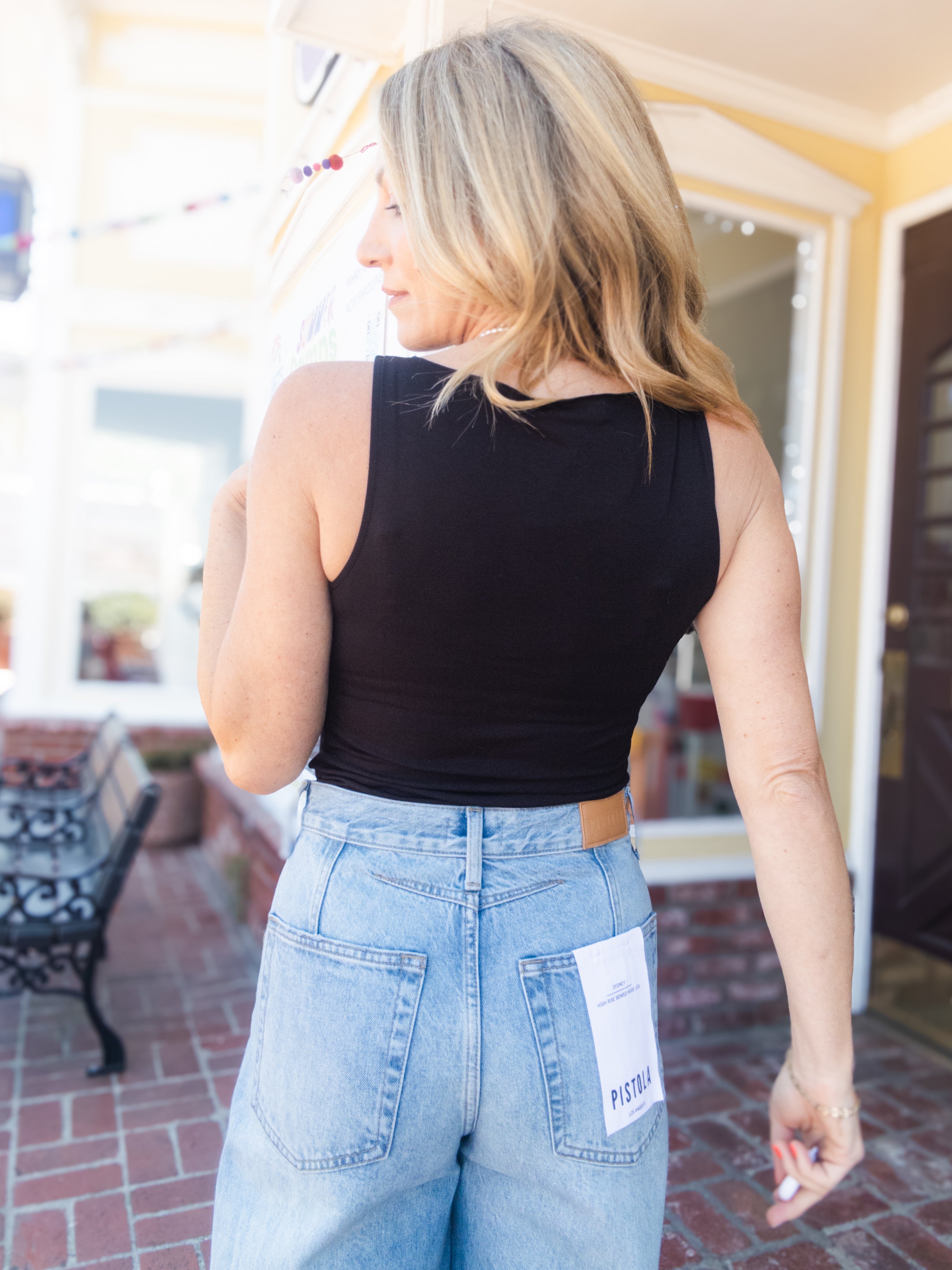 Project Social T Odette Boat Neck Tank