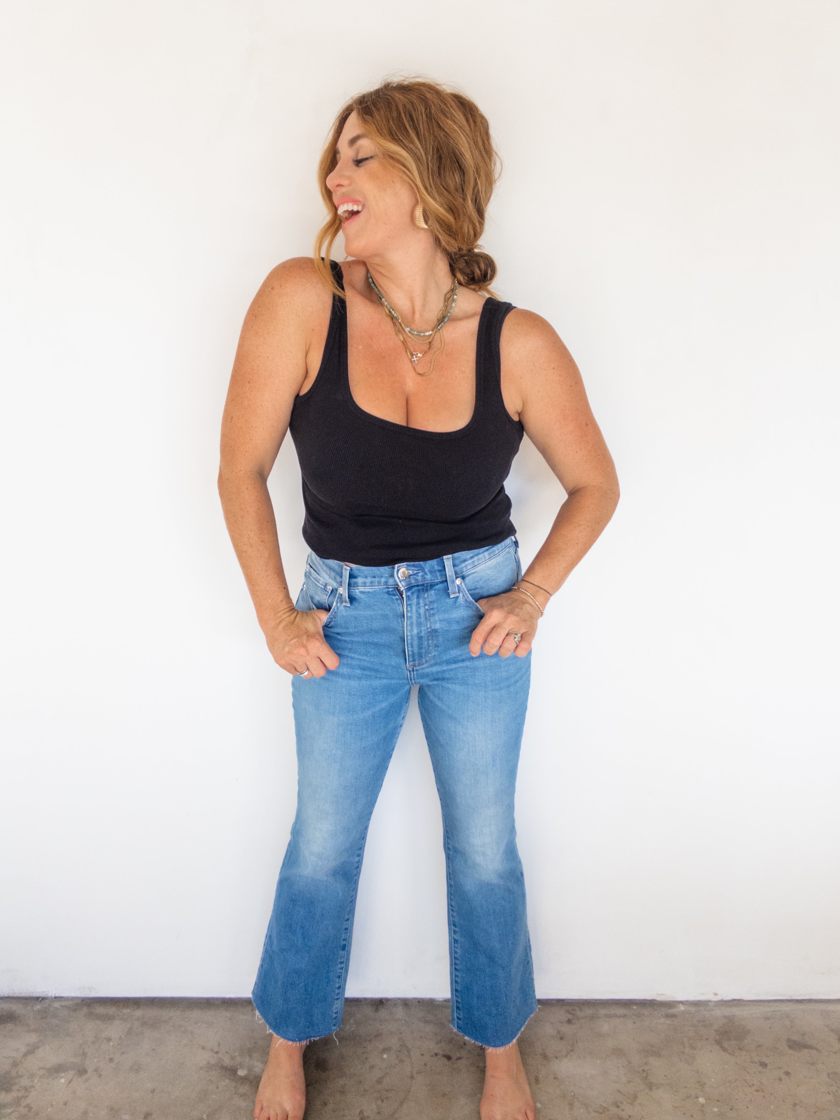 Pistola Lennon High Rise Crop Boot