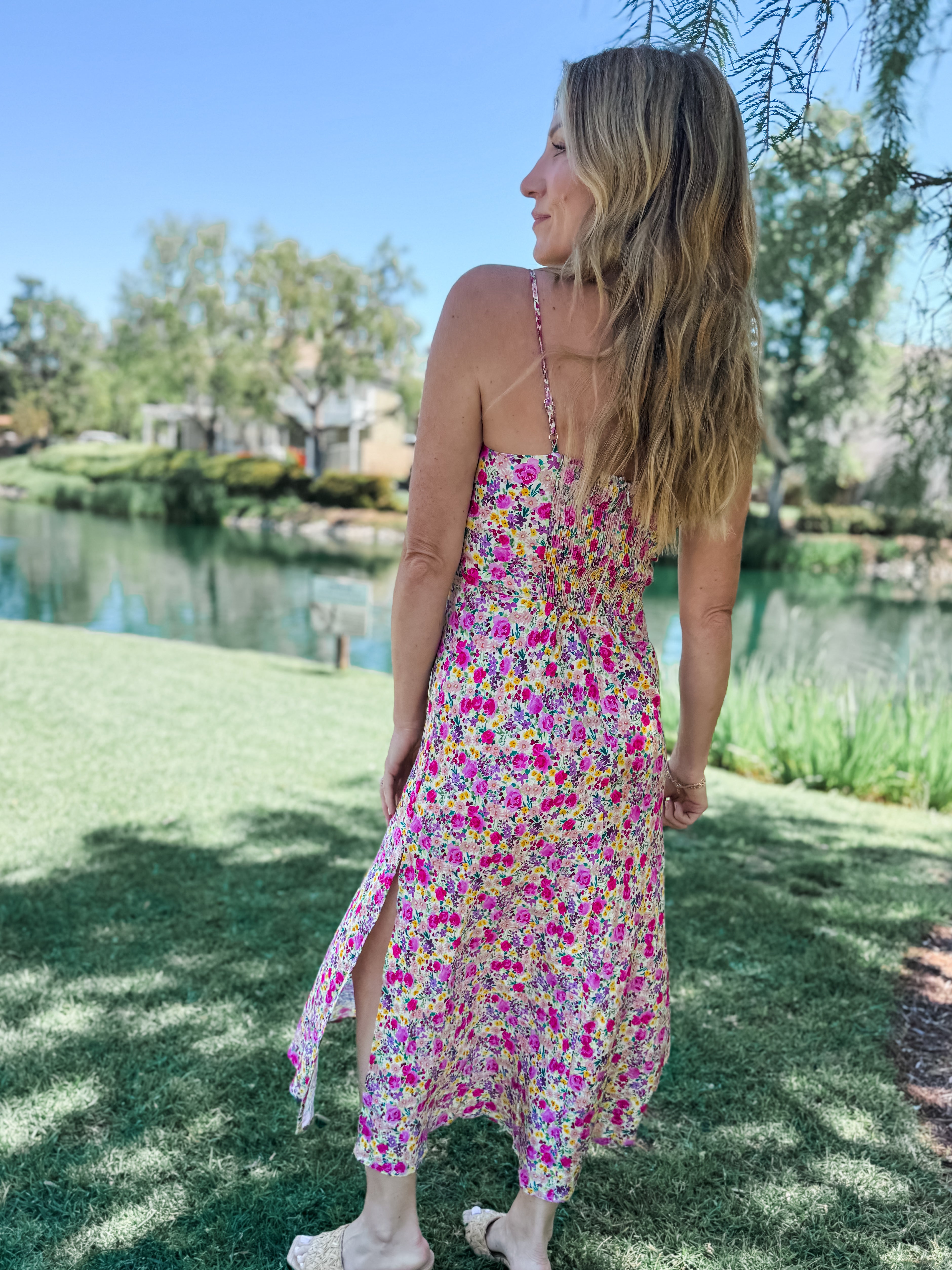 Lilac Dew Midi Dress