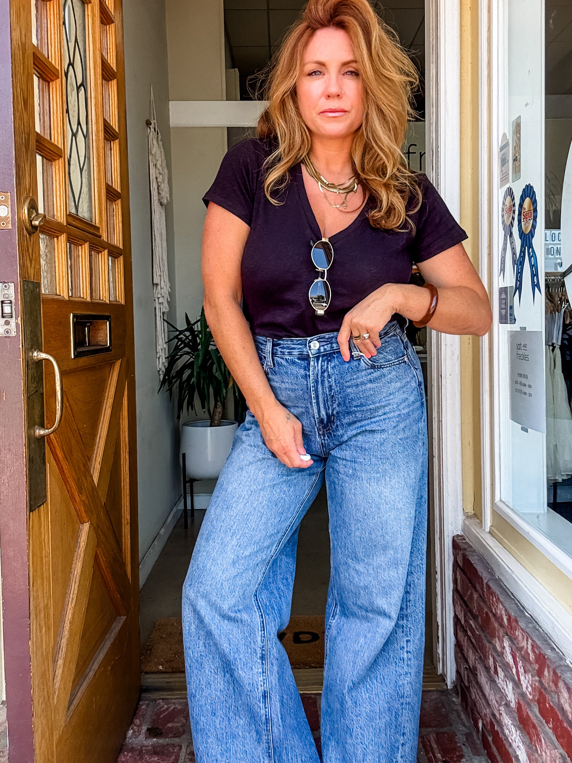 Z Supply Head Turner High Rise Wide Leg Pant