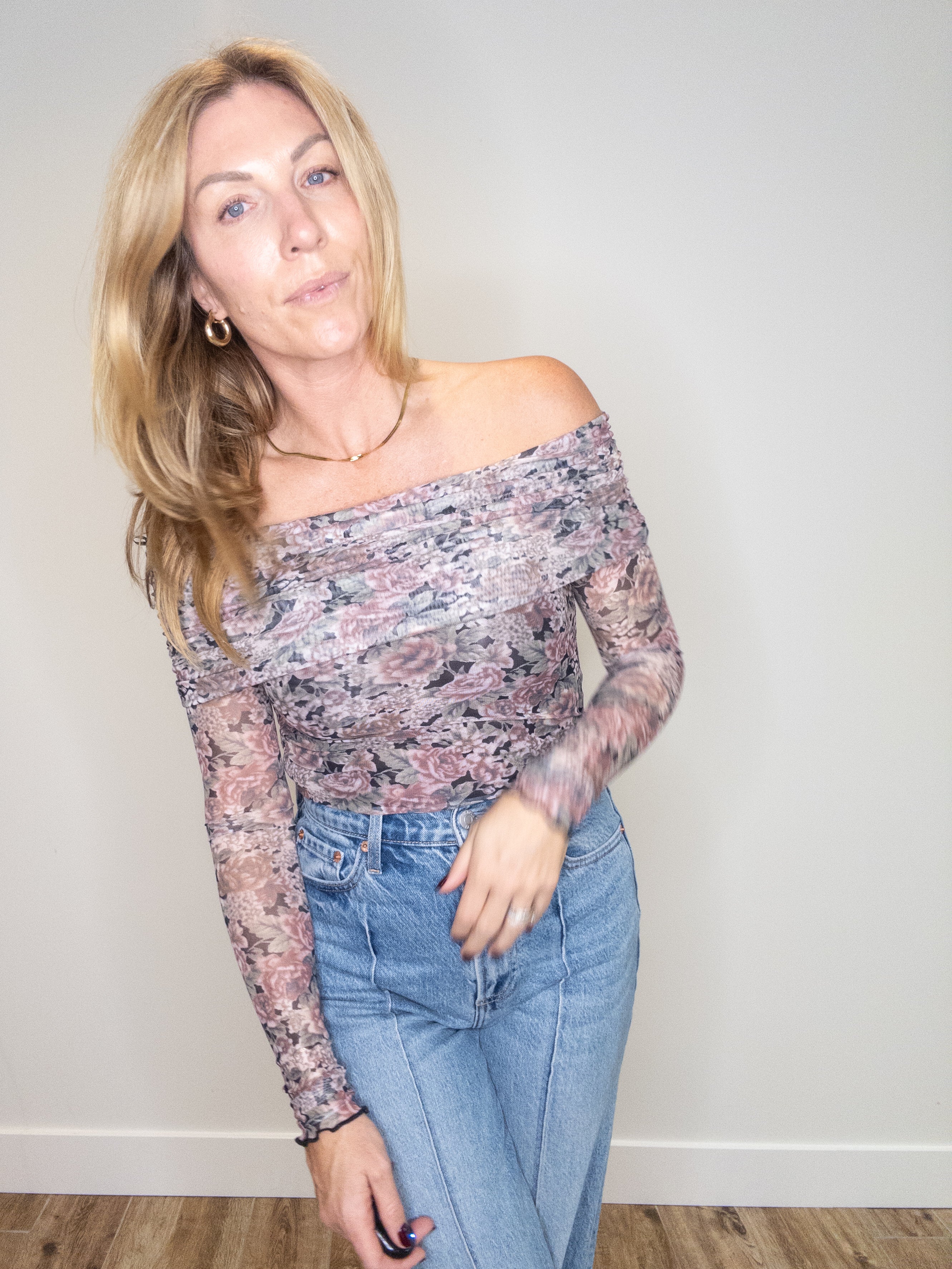 Midnight Blooms Bodysuit