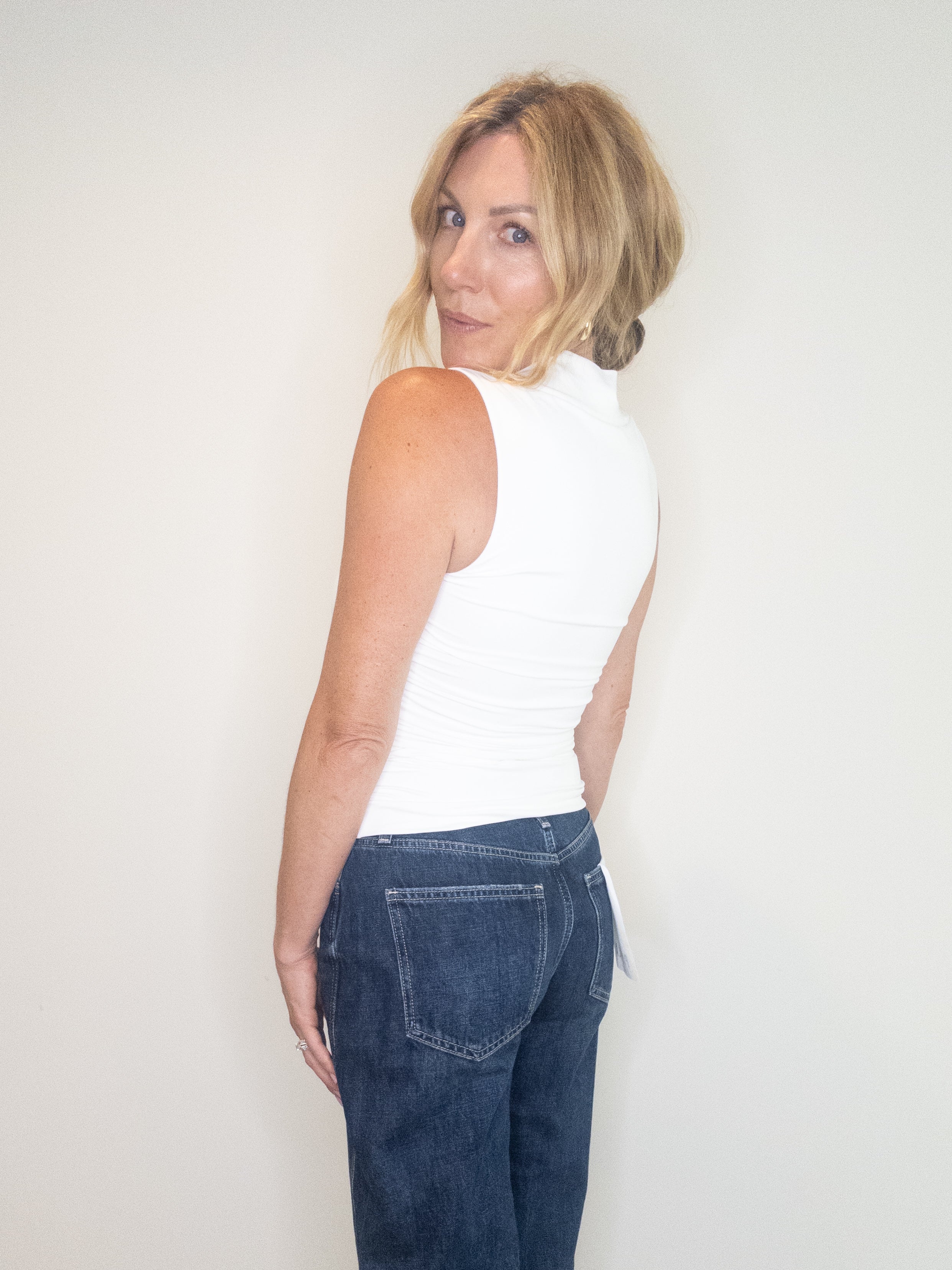 Downtown Contour Squareneck Top