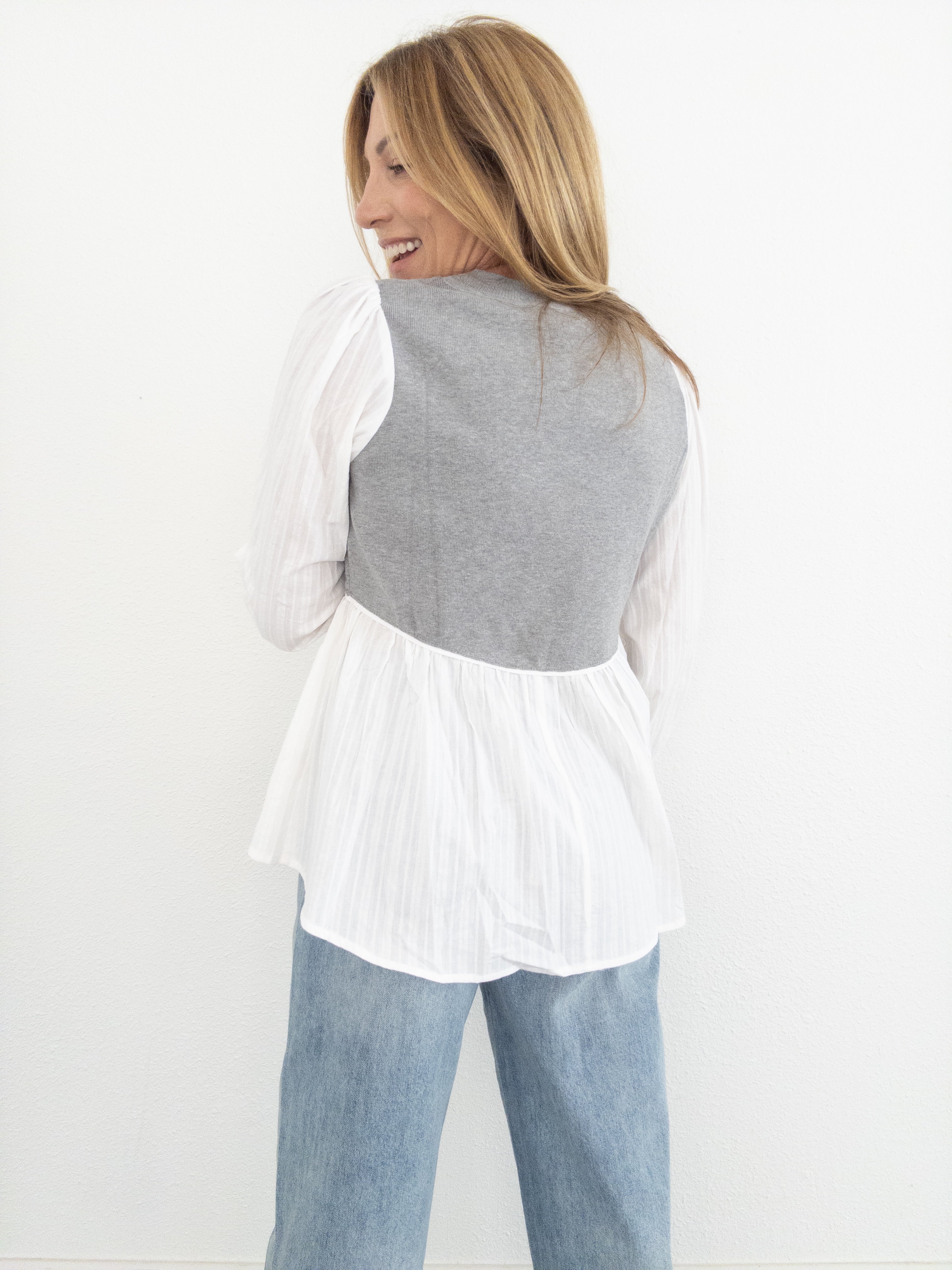 Waldorf Woven Layered Blouse