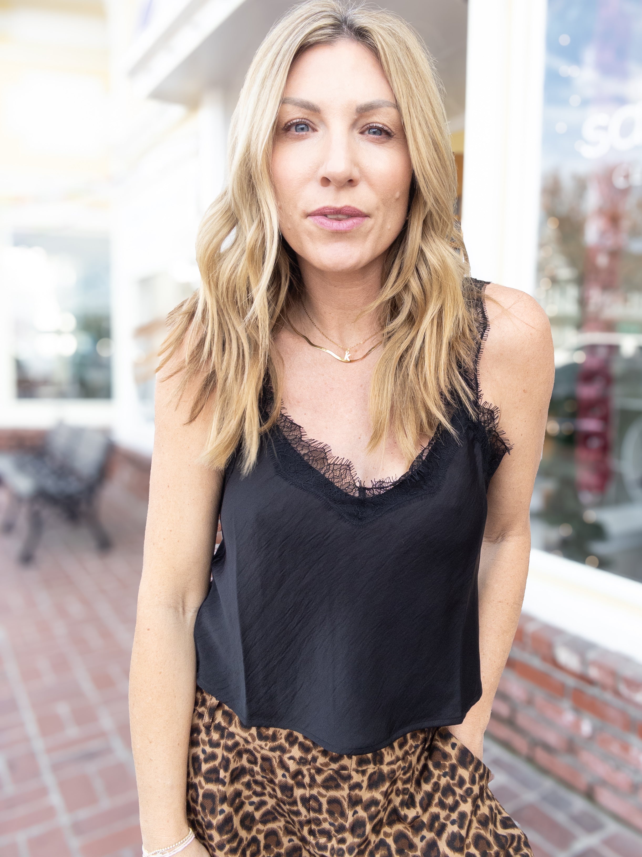 Z Supply Uma Lace Satin Cami