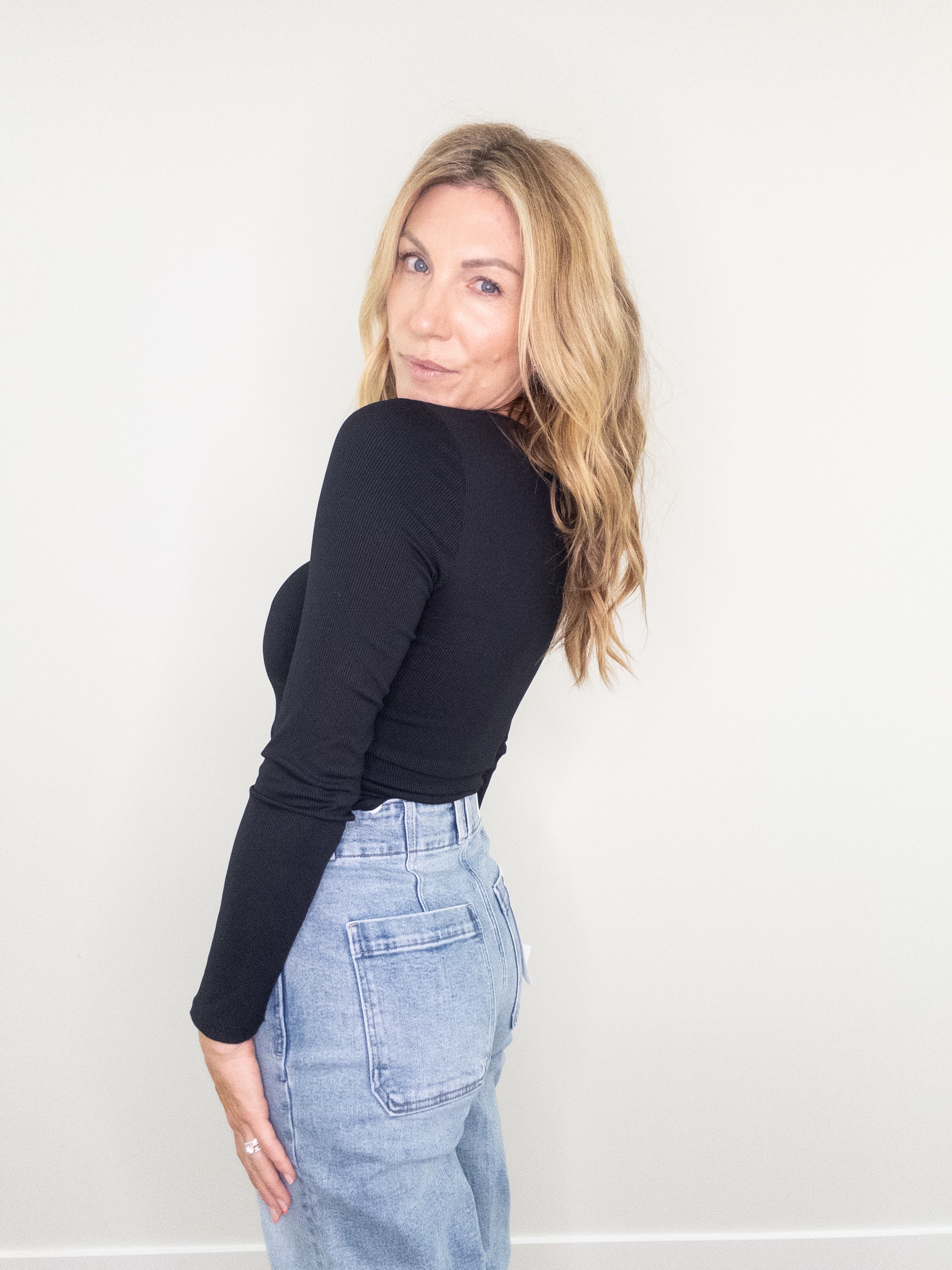 Roxi Rib Long Sleeve