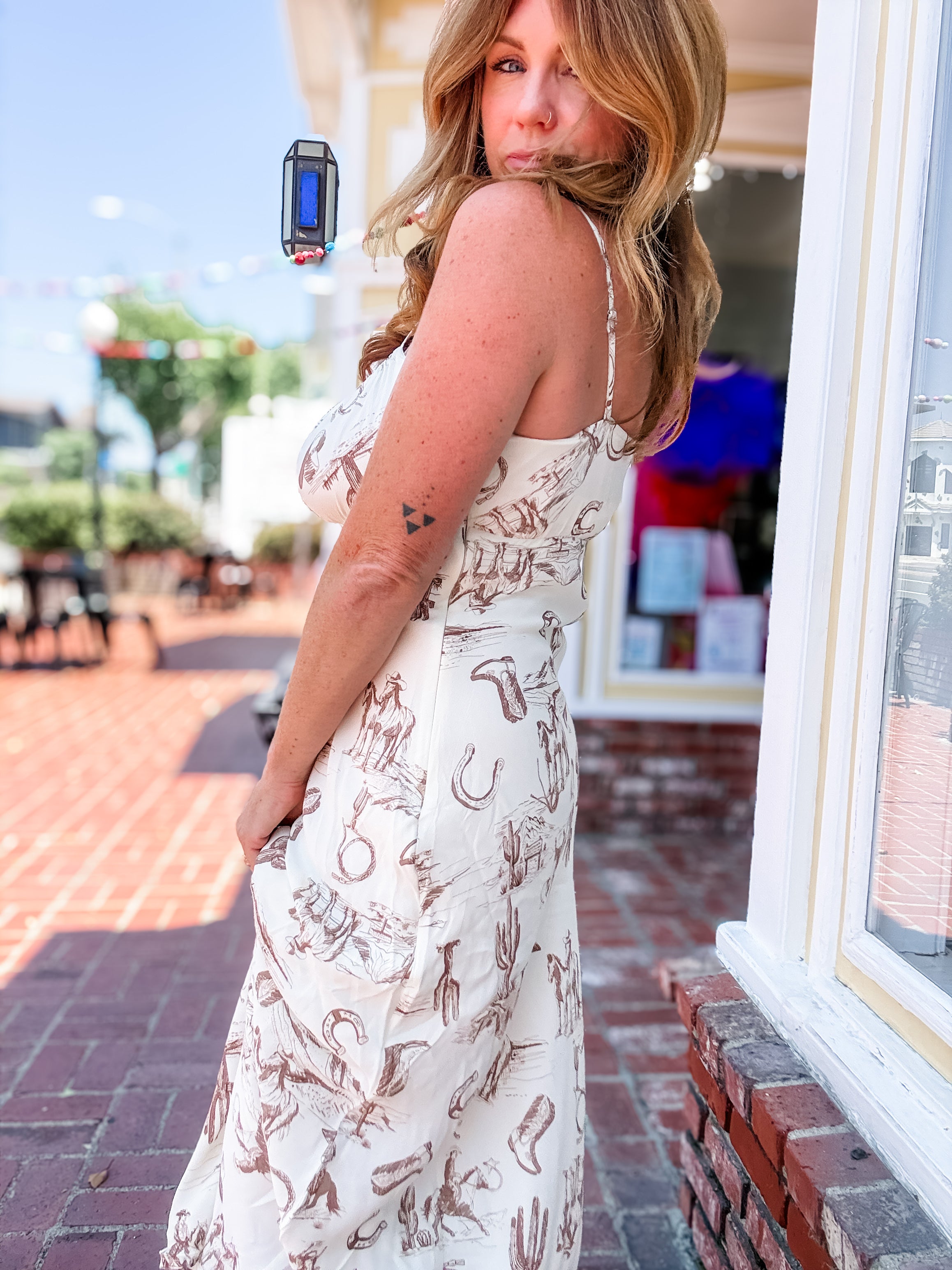 Saddle Up Girl Midi Dress