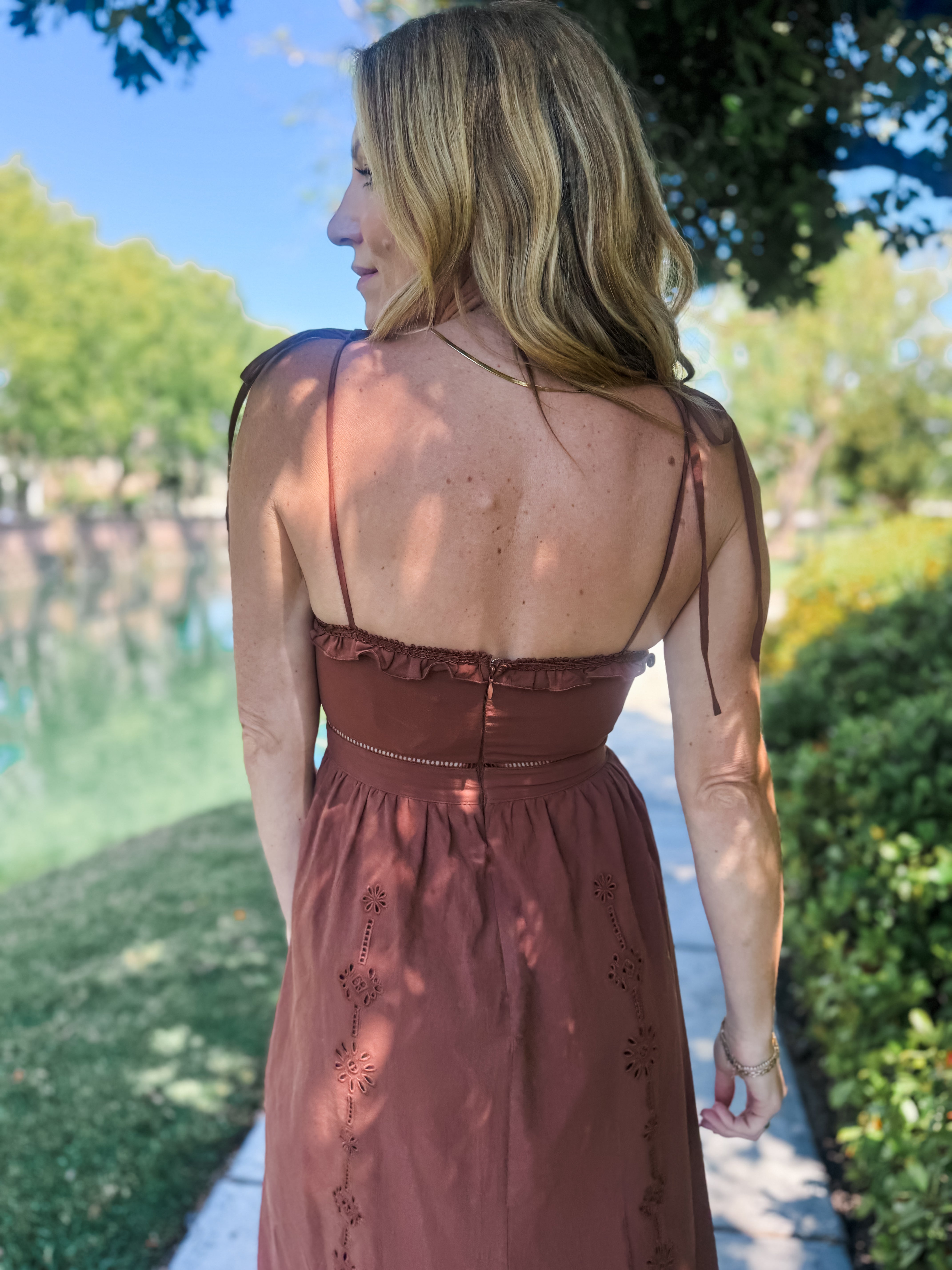 Chocolat Espresso Midi Sundress