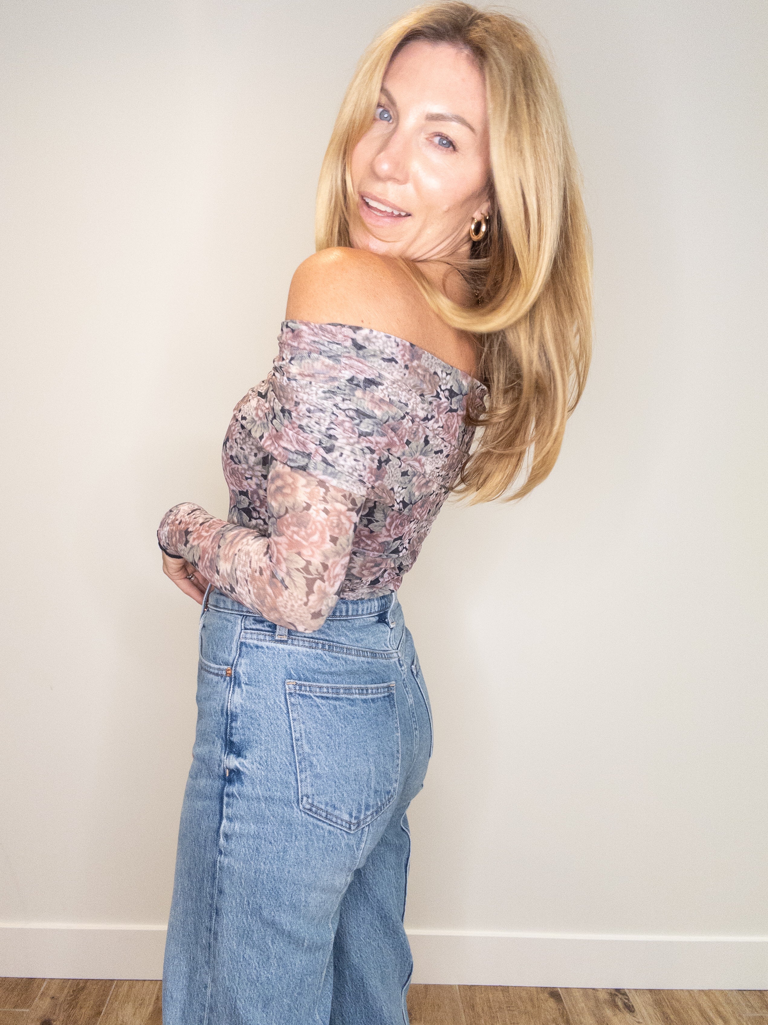 Midnight Blooms Bodysuit