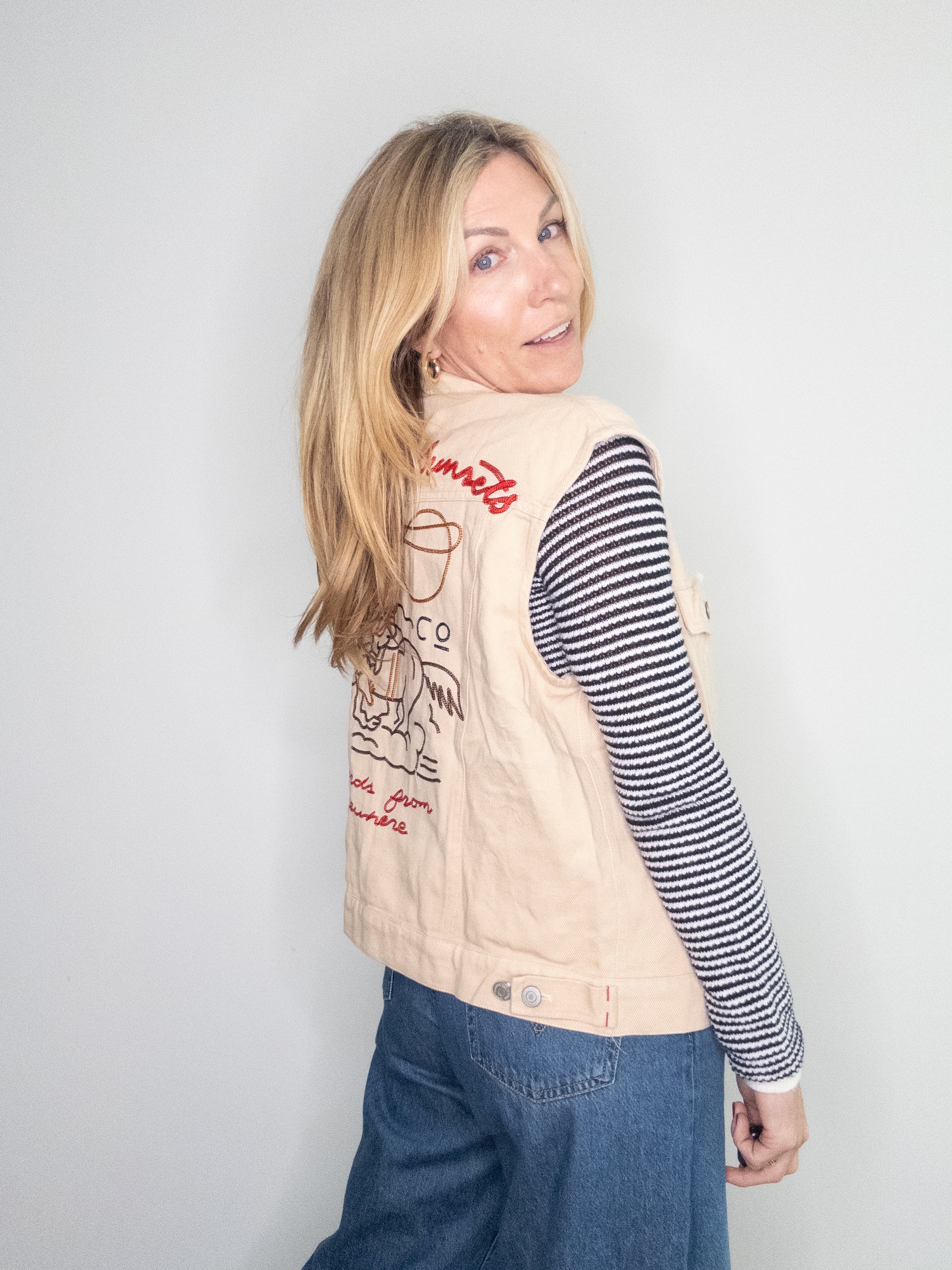 Chasing Sunset Embroidered Vest