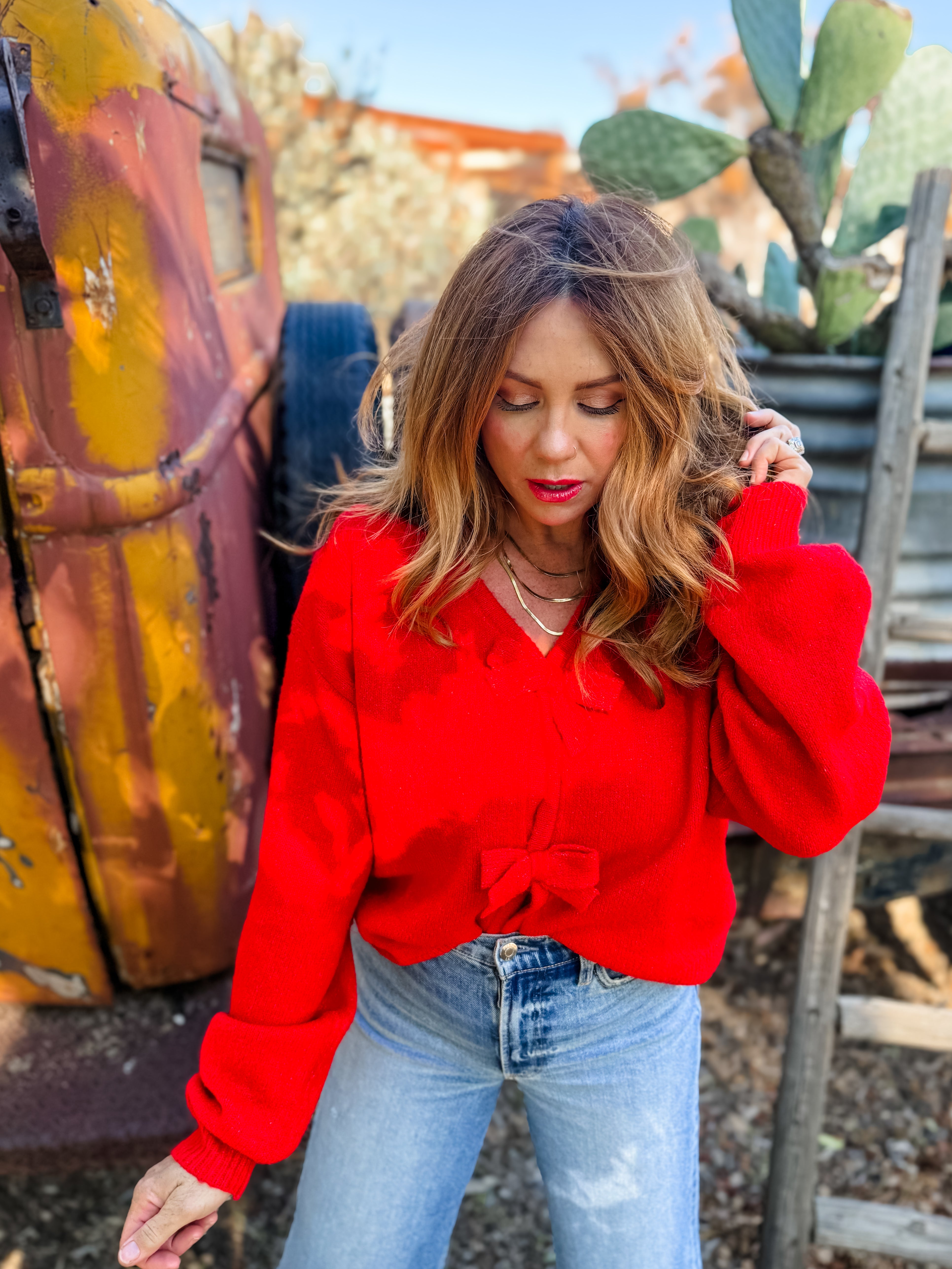 Put A Bow On It Sweater